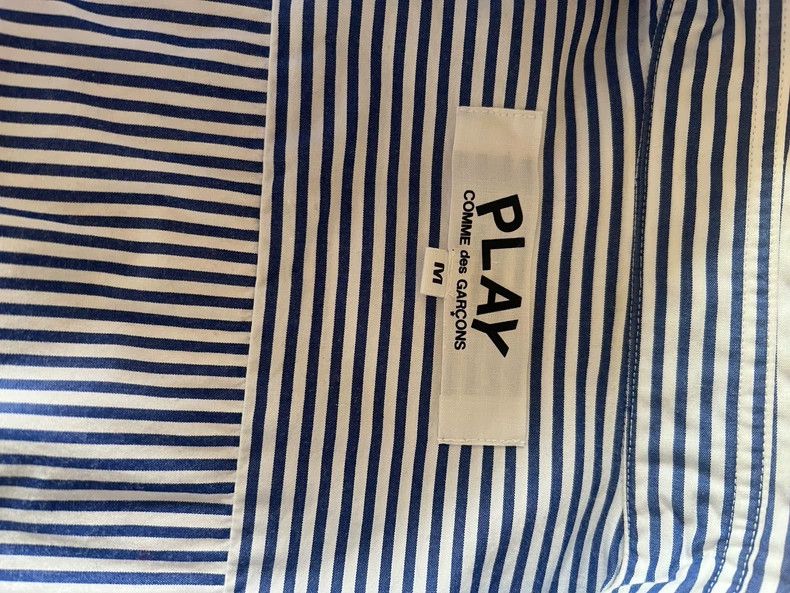 Comme des Garcons Comme Des Garcons Striped black heart shirt 2505-Nextarrow Size M / US 6-8 / IT 42-44 - 4 Thumbnail