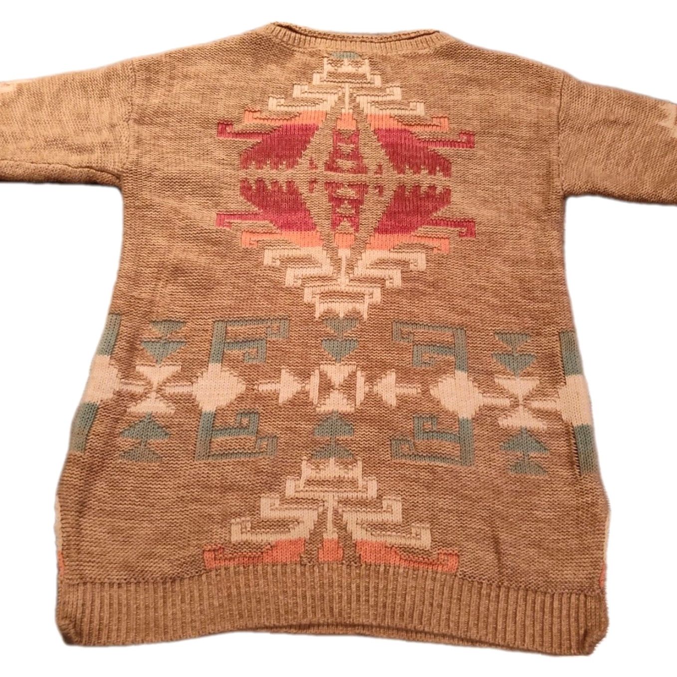 Ralph Lauren VINTAGE Ralph Lauren LRL Sweater Women Long Sleeve Pullover Aztec Beige Size S Size S / US 4 / IT 40 - 2 Thumbnail