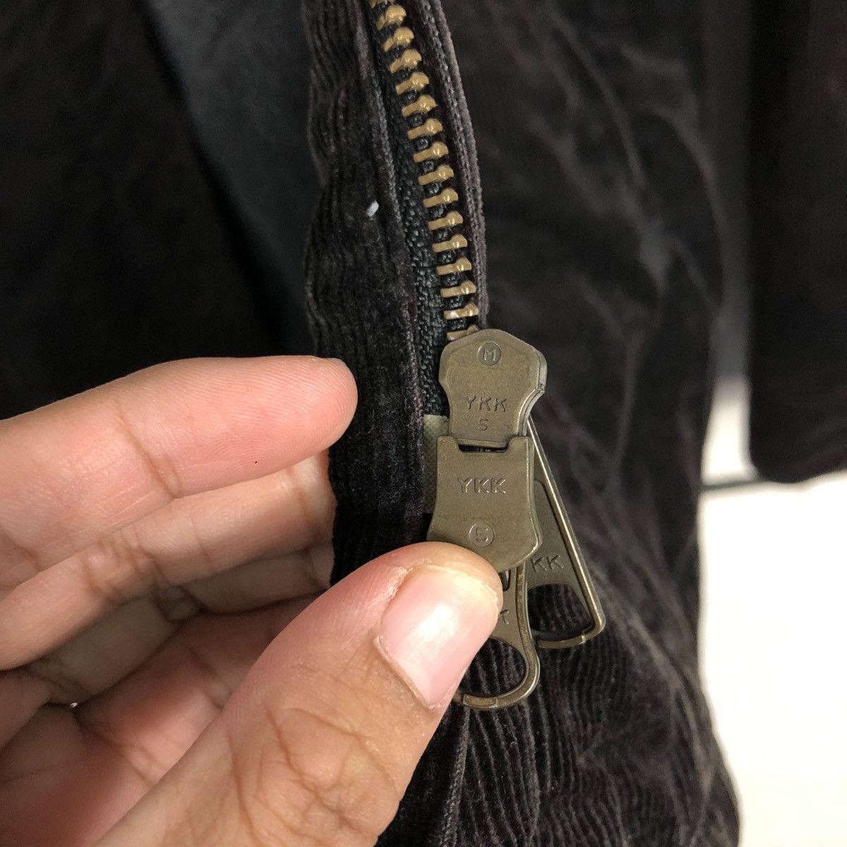 Levi's 📌Vintage Biker Chore Jacket Levi's Corduroy Mink Fur Collar Size US L / EU 52-54 / 3 - 18 Thumbnail