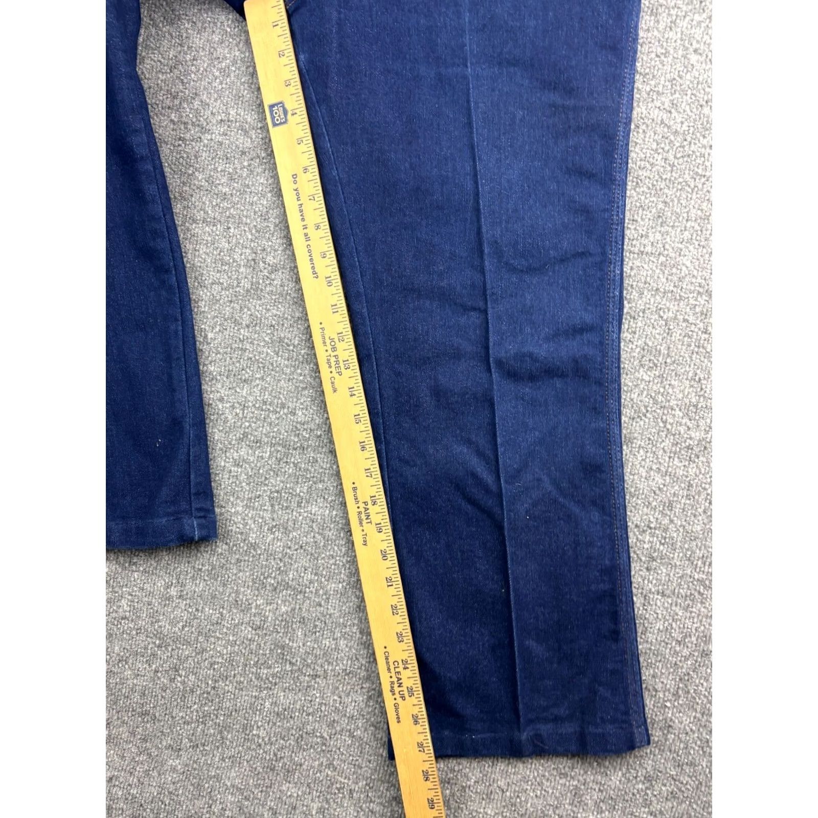 Vintage VINTAGE Sheplers Western Jeans Men's W40 x L28 Dark Blue Cowboy Rodeo USA Made Jeans Mens 40x28 Blue Denim Cowboy USA Size US 40 / EU 56 - 5 Thumbnail