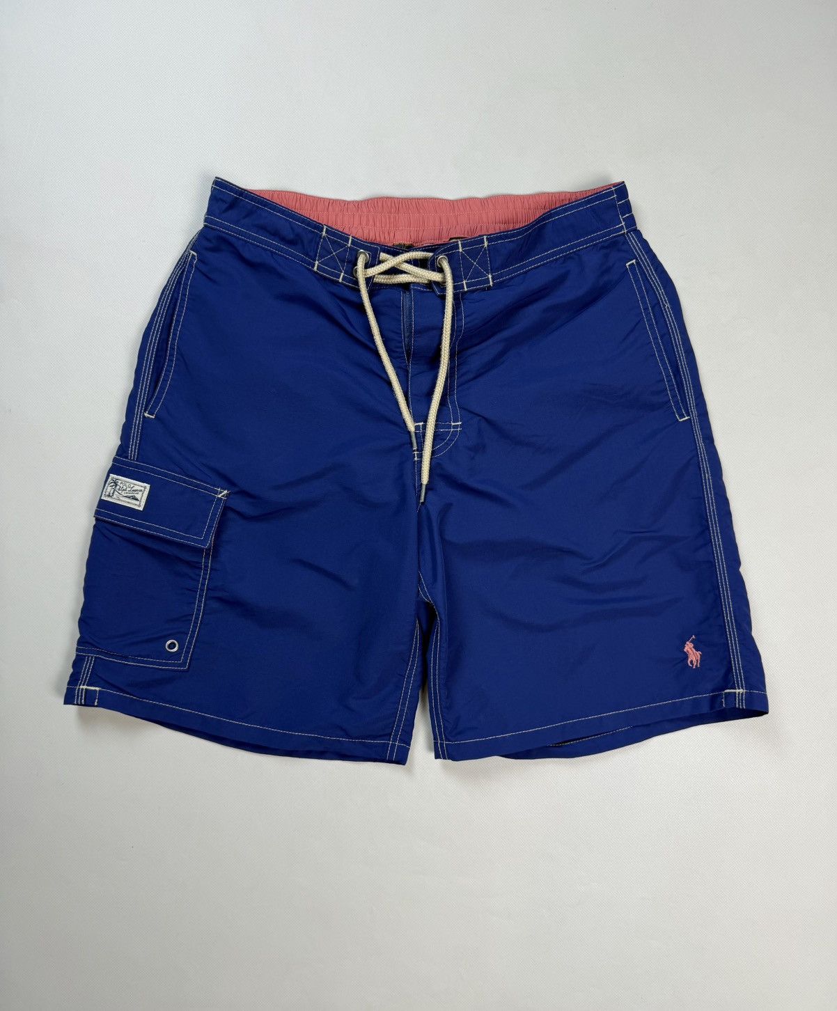 Polo Ralph Lauren Polo Ralph Lauren Nylon Cargo Pocket Beach Swimming Shorts Size US 30 / EU 46 - 1 Thumbnail