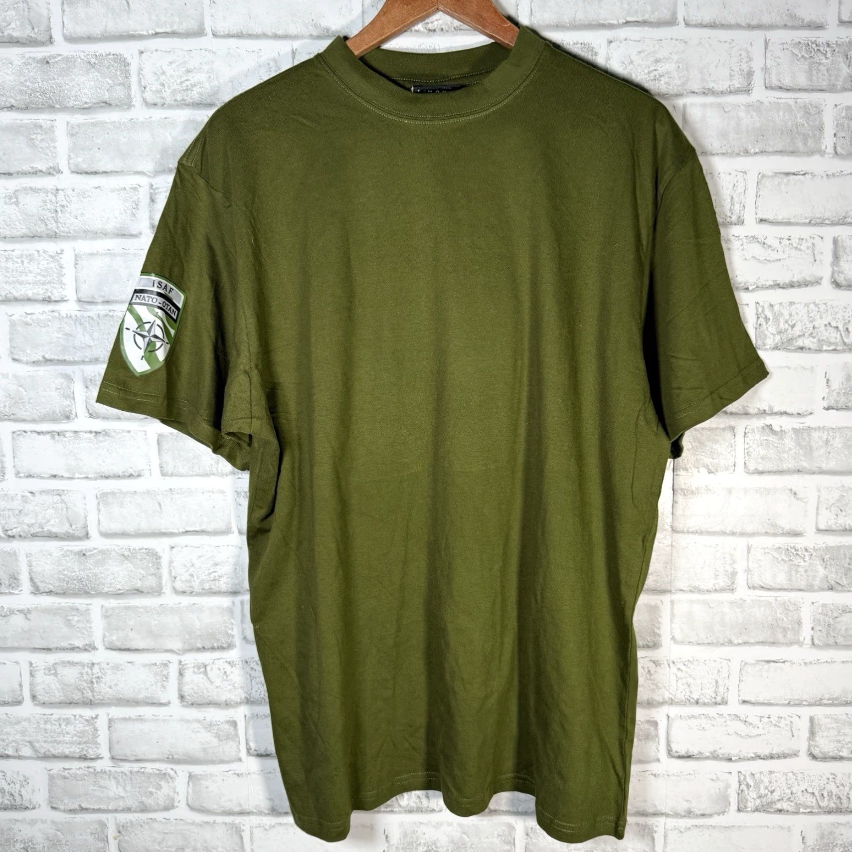 Vintage NWT Printtex Green Provincial Reconstruction Team Graphic Tee Mens L Size US L / EU 52-54 / 3 - 2 Thumbnail