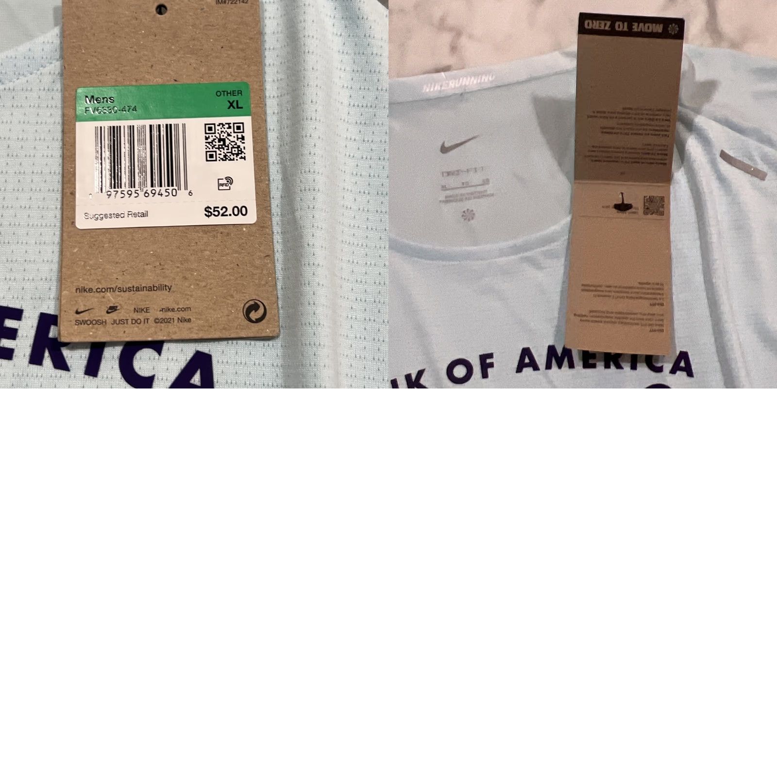 Nike Nike Running 365 Chicago Marathon 2024 Finisher Shirt Men XL FV6330 474 NWT Size US S / EU 44-46 / 1 - 9 Thumbnail