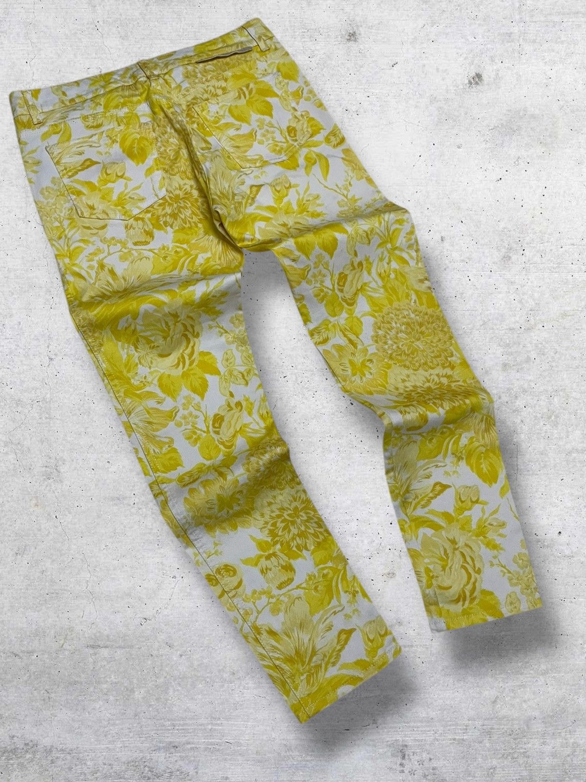 Stella McCartney DESIGNER STELLA MCCARTNEY RARE DESIGN FLORAL POP ART DENIM Size US 29 - 9 Thumbnail
