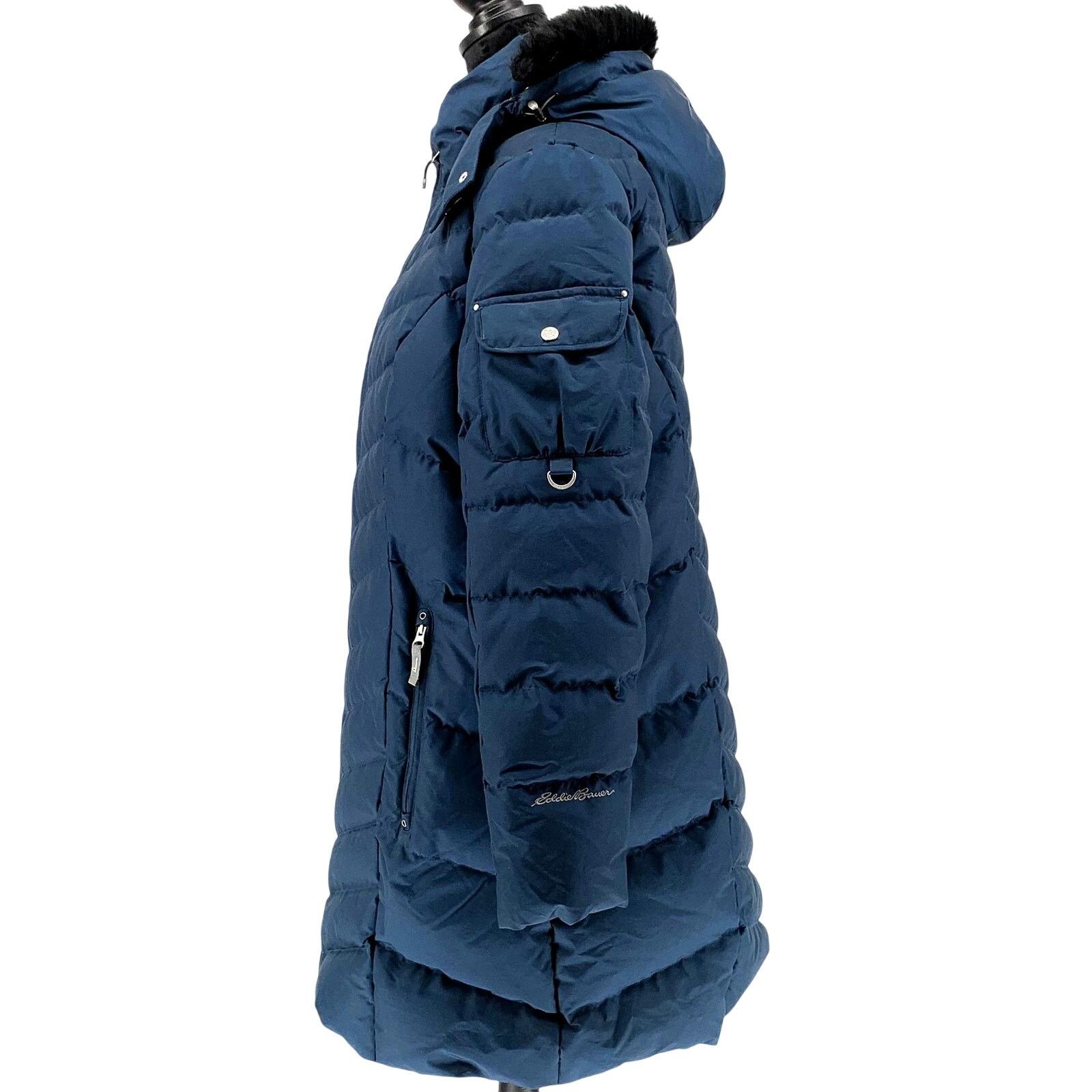 Eddie Bauer Eddie Bauer Sun Valley Down Parka Coat Women's XXL Navy Blue Size XXL / US 16-18 / IT 52-54 - 7 Thumbnail