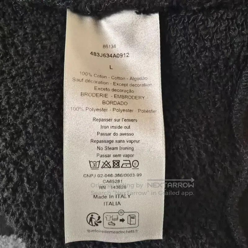 Other Dior Black Cotton Men's Sweatshirt . Size US L / EU 52-54 / 3 - 4 Thumbnail