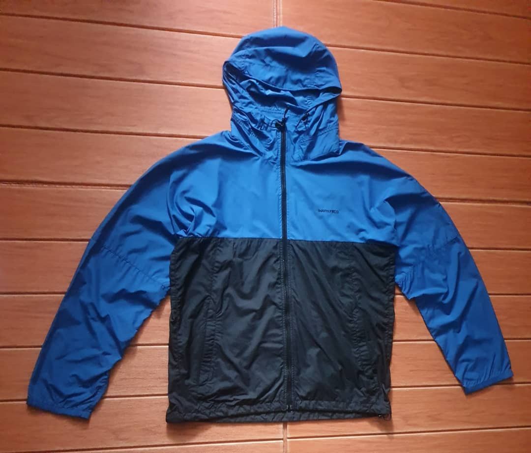 Japanese Brand Southfield 2 colour windbreaker hoodie jacket Size US M / EU 48-50 / 2 - 3 Thumbnail