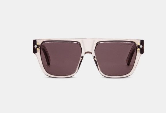 o1w1db11124 Size: OS / Square Sunglasses in Transparent Nude