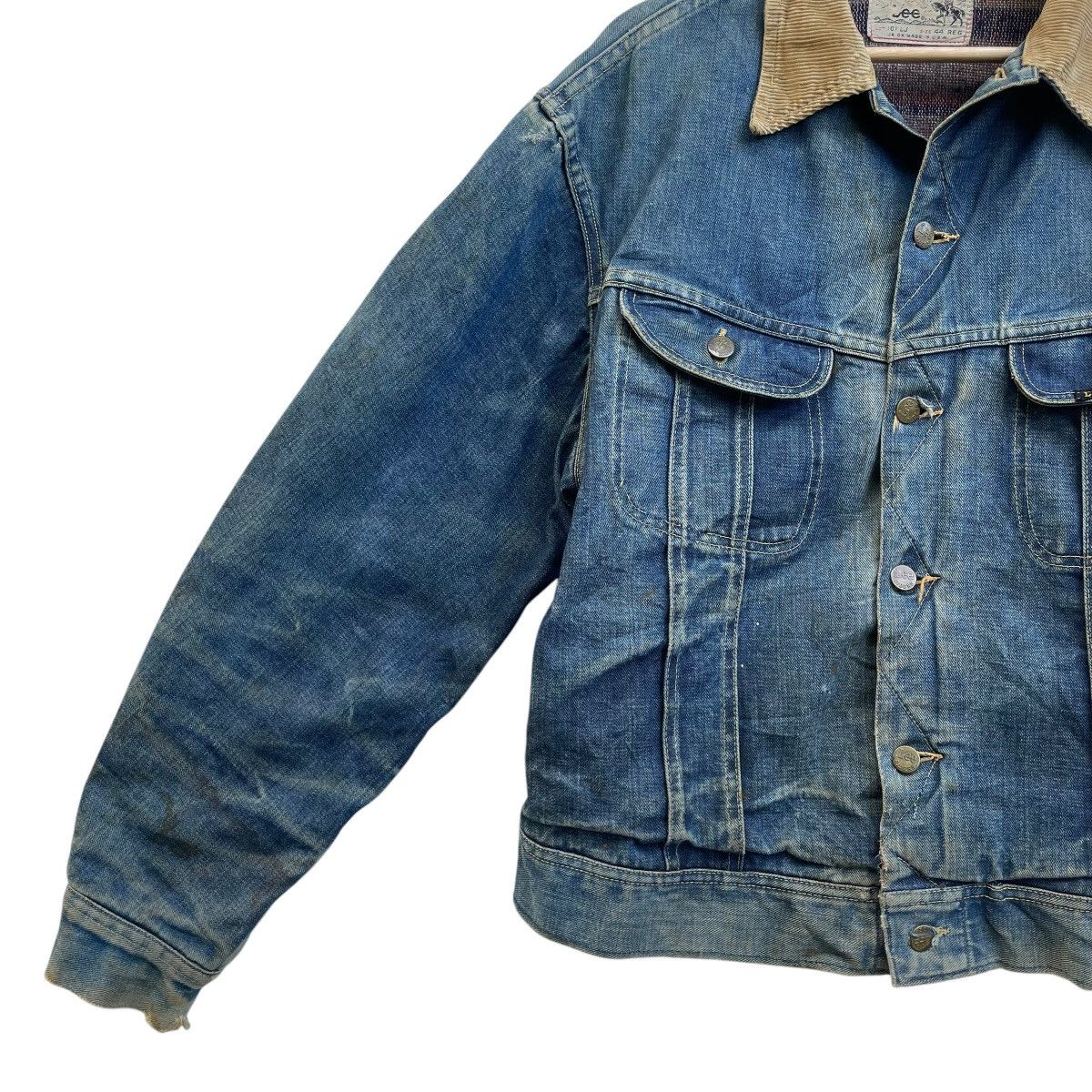 Lee 💥Vintage 60s Lee Storm Rider Lined Blanket Jacket Size US M / EU 48-50 / 2 - 6 Thumbnail