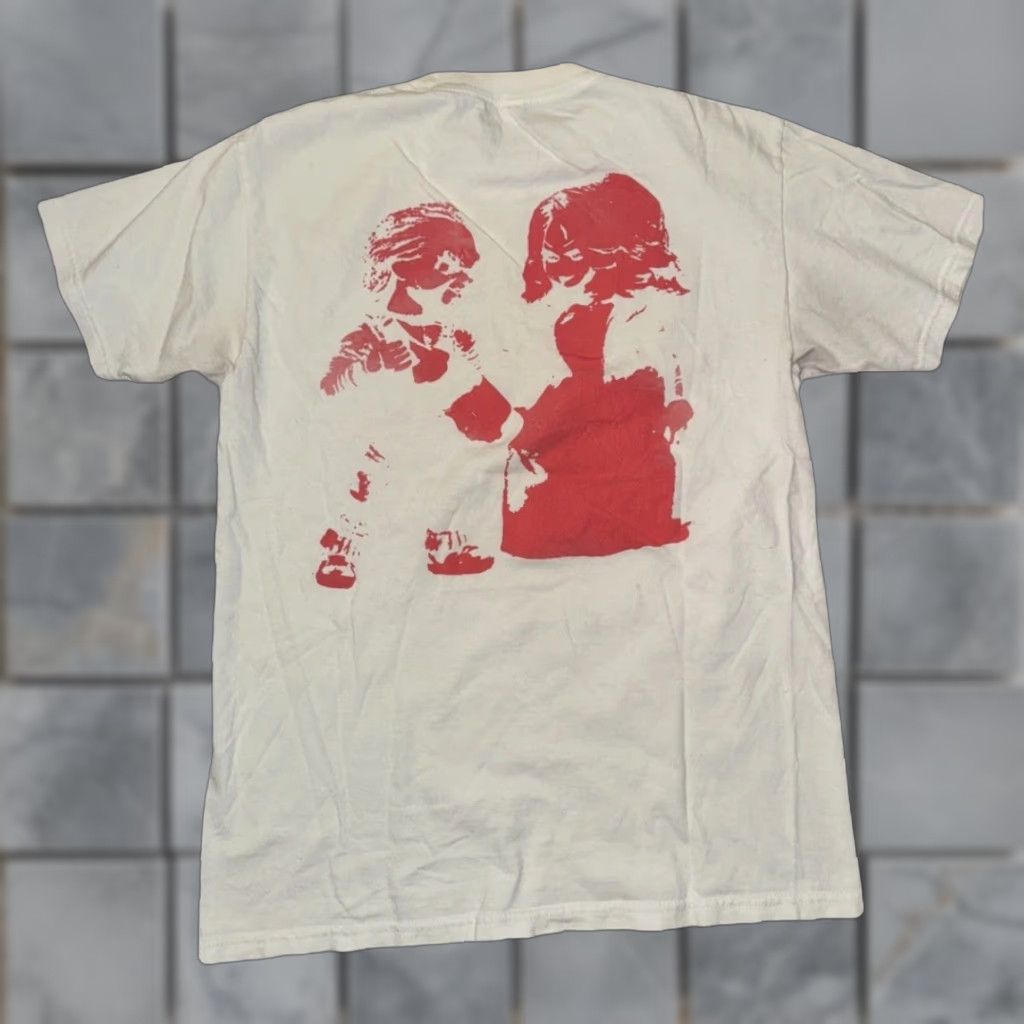 Vintage VINTAGE Chucky T-Shirt “Maybe This Is Evol” Horror Movie Tee White M Mens 90s Y2K Graphic Shirt Size US M / EU 48-50 / 2 - 1 Thumbnail