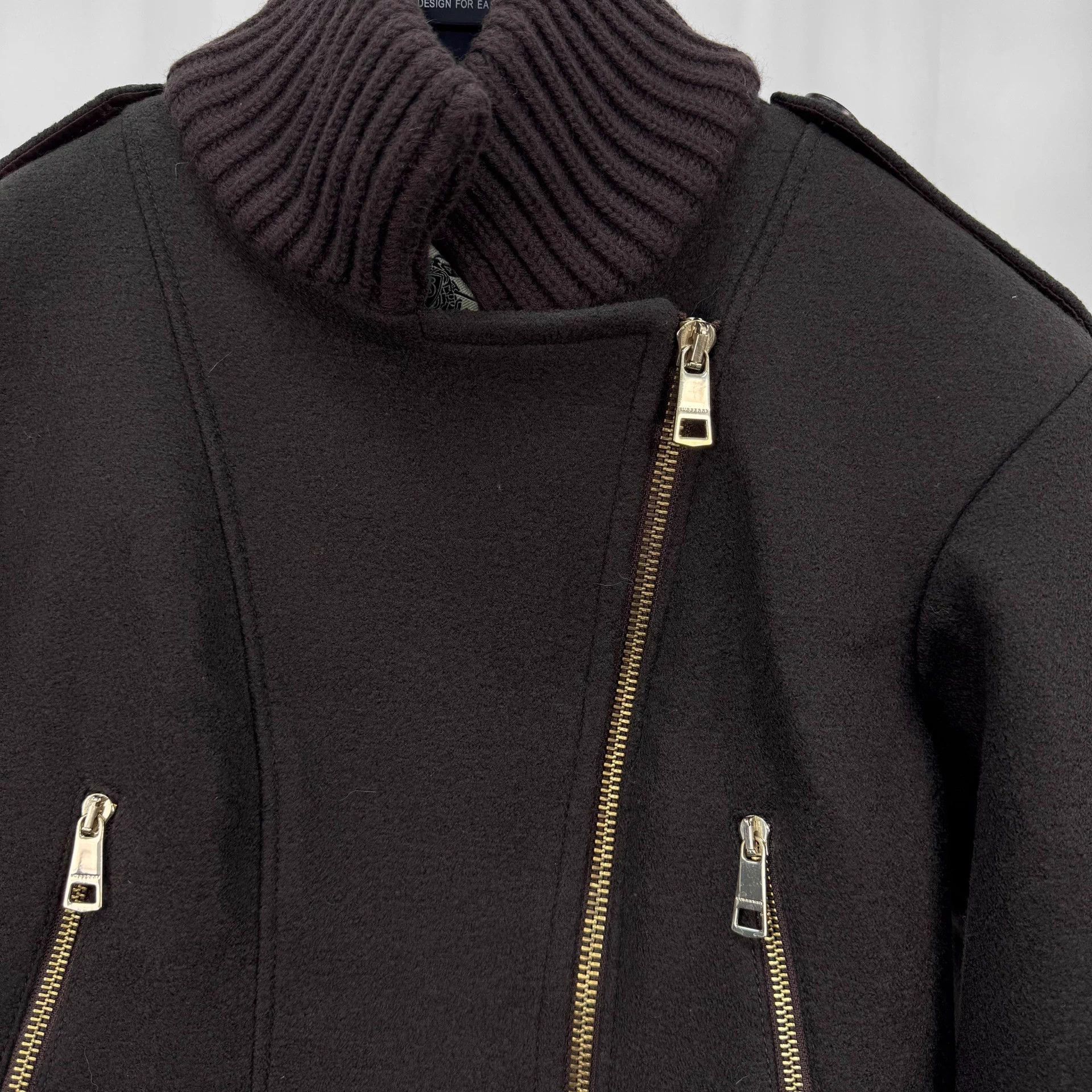 Burberry Burberry Zipper Wool Short Jacket M 99 New Size M / US 6-8 / IT 42-44 - 3 Thumbnail