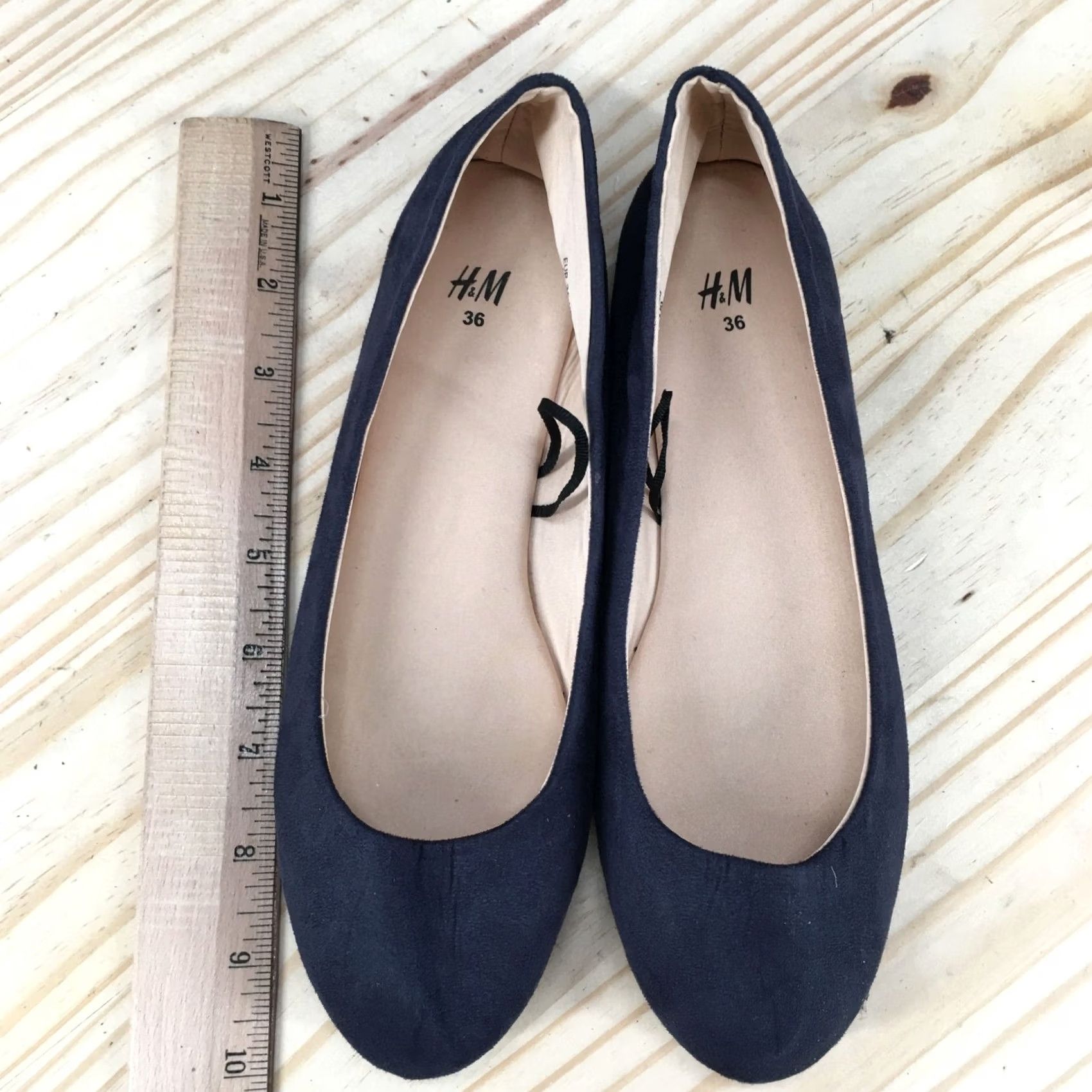 H&M H&M Shoes Womens 36 Casual Ballet Flats Comfort Blue Slip On Flat Womens Size XS / US 0-2 / IT 36-38 - 5 Thumbnail