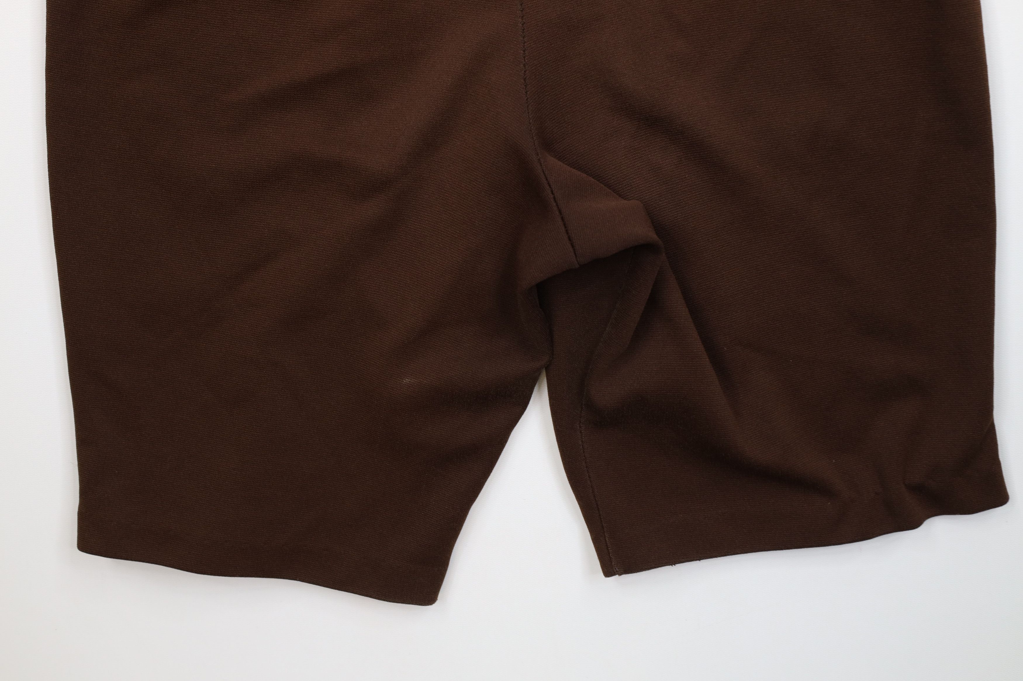 Vintage Vintage 70s Streetwear Blank Bermuda Hot Shorts Brown USA Size 38" / US 16 / IT 52 - 10 Thumbnail