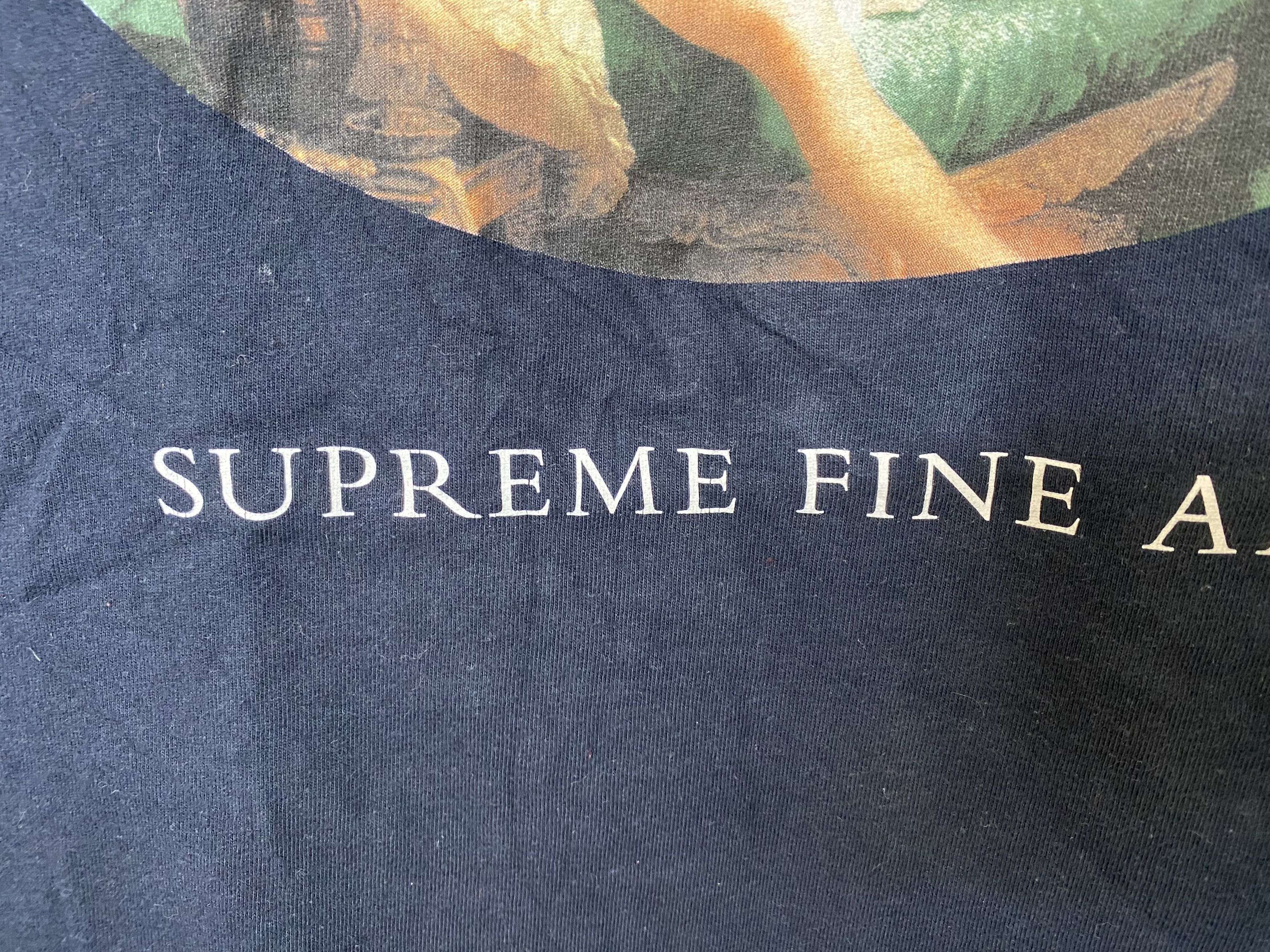 Supreme SUPREME LEDA AND THE SWAN FINE ARTS BLACK T SHIRT SIZE M Size US M / EU 48-50 / 2 - 4 Thumbnail