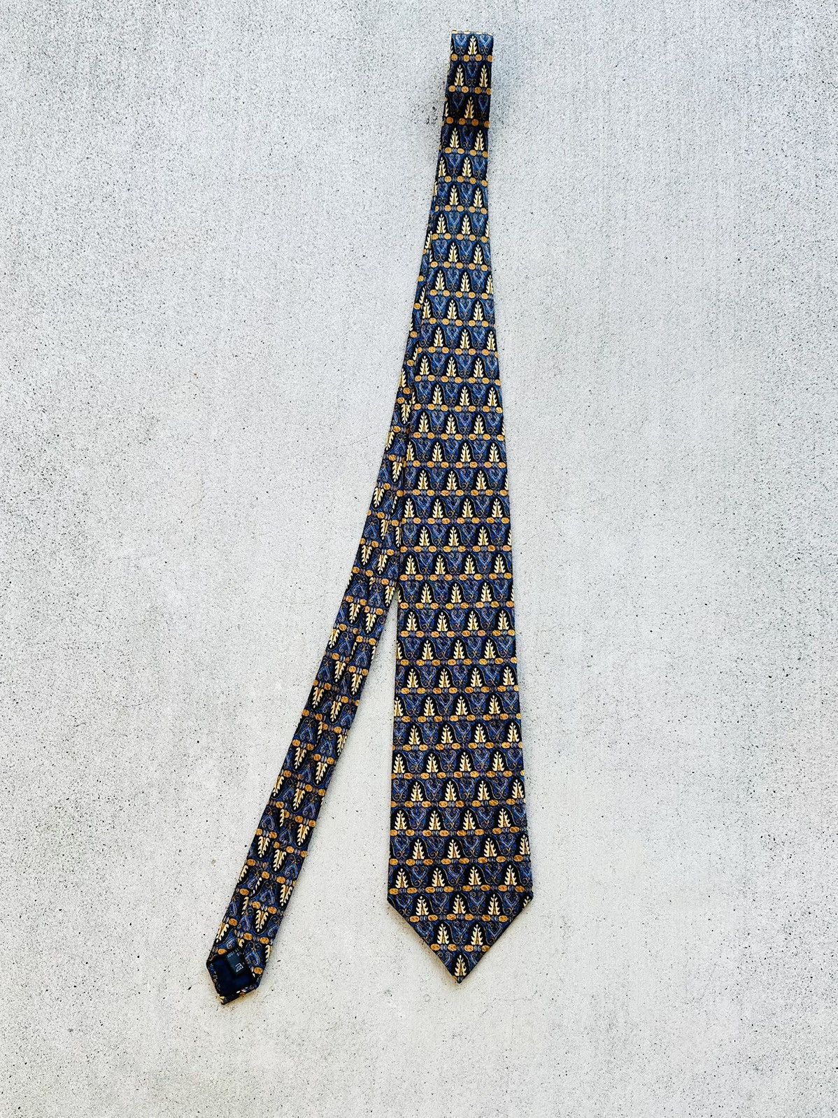 Ermenegildo Zegna Ermenegildo Zegna Luxury Necktie Mens Multicolor Silk Italy Size ONE SIZE - 2 Thumbnail
