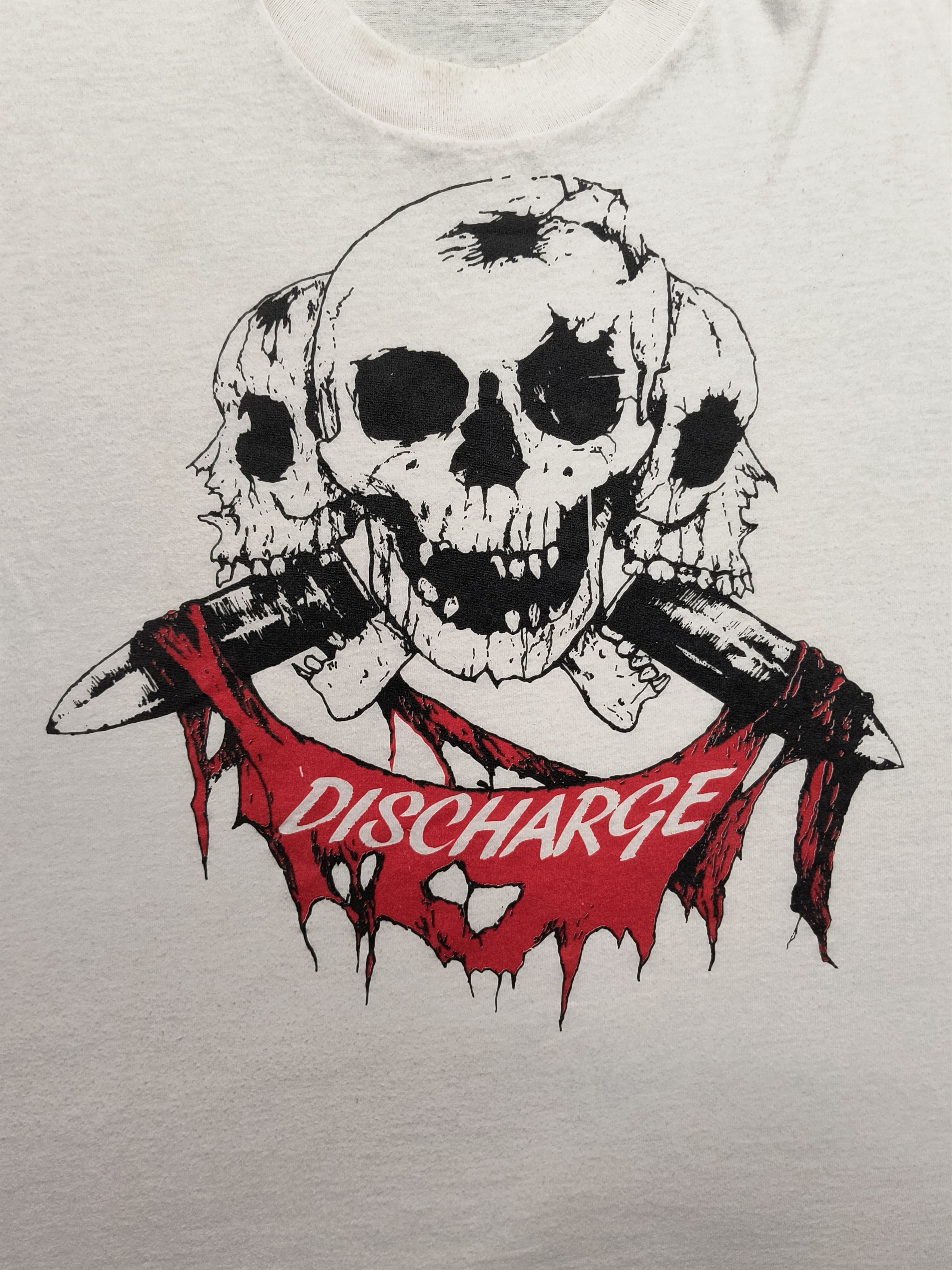 Band Tees Vintage Discharge "the price of silence" single 1983 tee Size US L / EU 52-54 / 3 - 1 Thumbnail