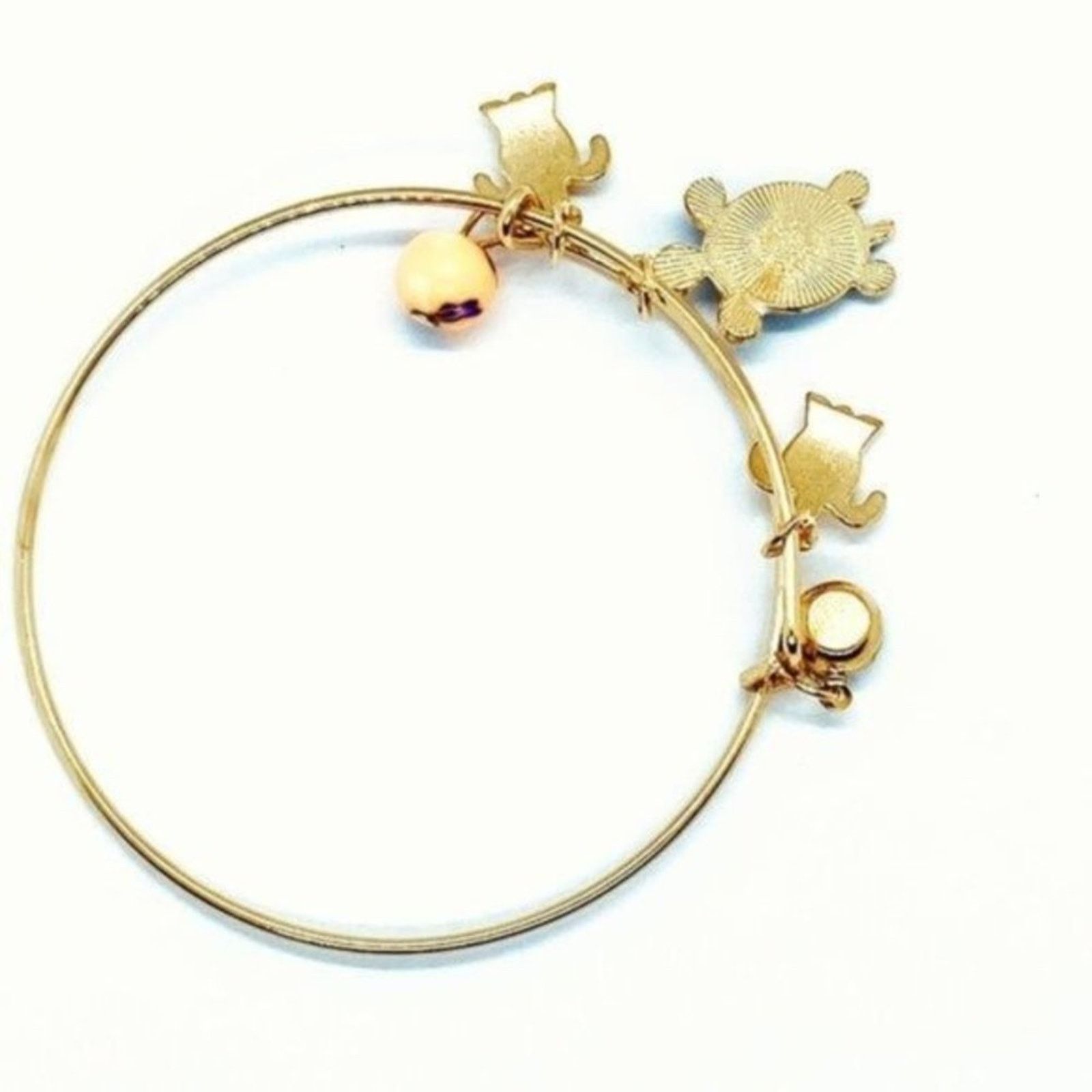 Other Beaded Sea Turtle Charm Colorful Bangle Bracelet Size ONE SIZE - 5 Thumbnail