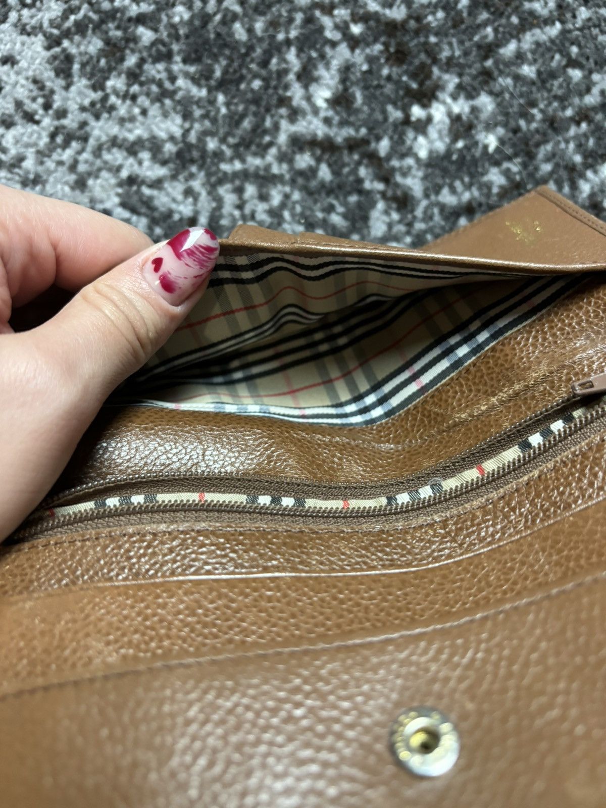 Burberry × Vintage Vintage Burberry long letter wallet Size ONE SIZE - 6 Thumbnail