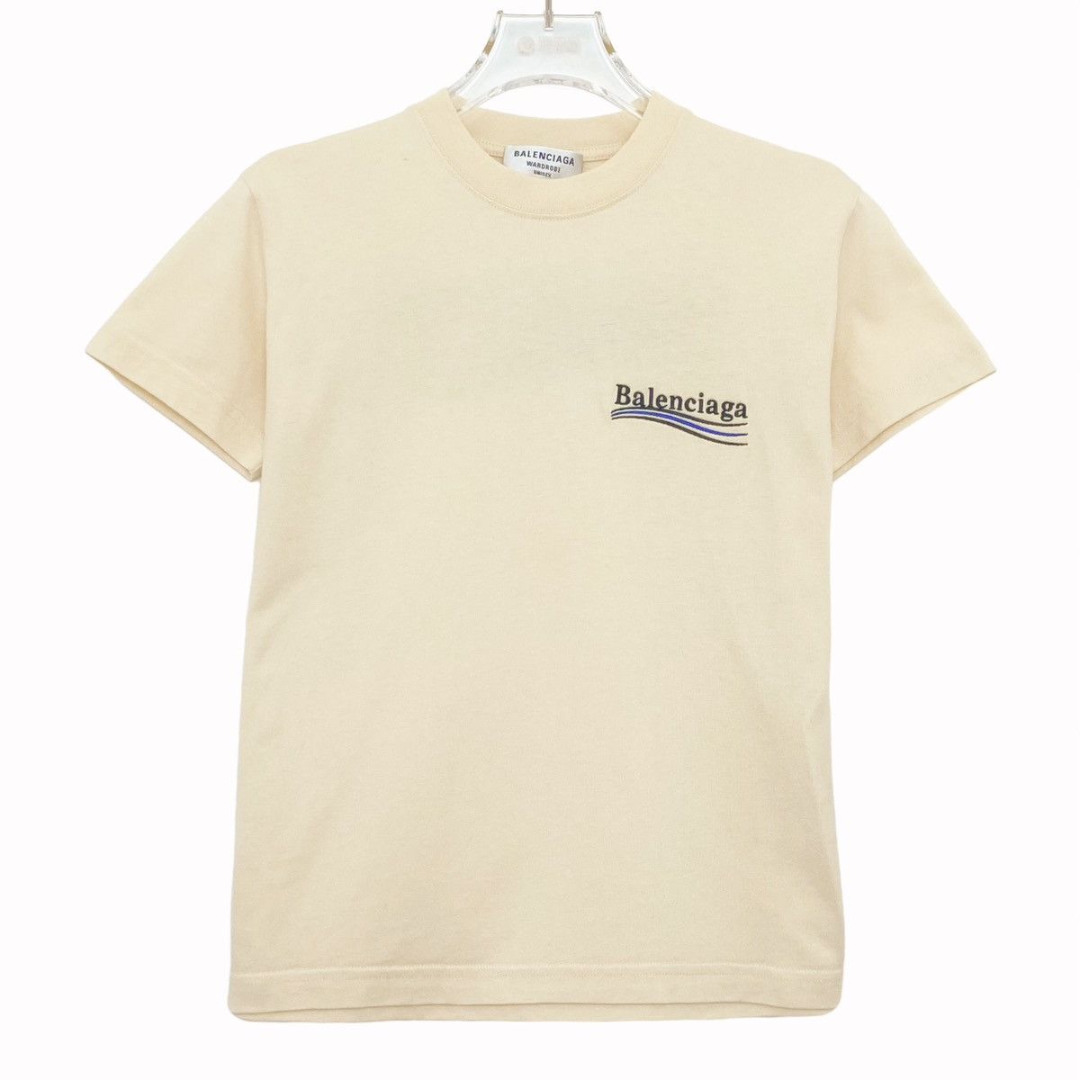 Balenciaga Balenciaga Logo Letter Printed Crew Neck T-shirt K26WX Size S / US 4 / IT 40 - 1 Thumbnail