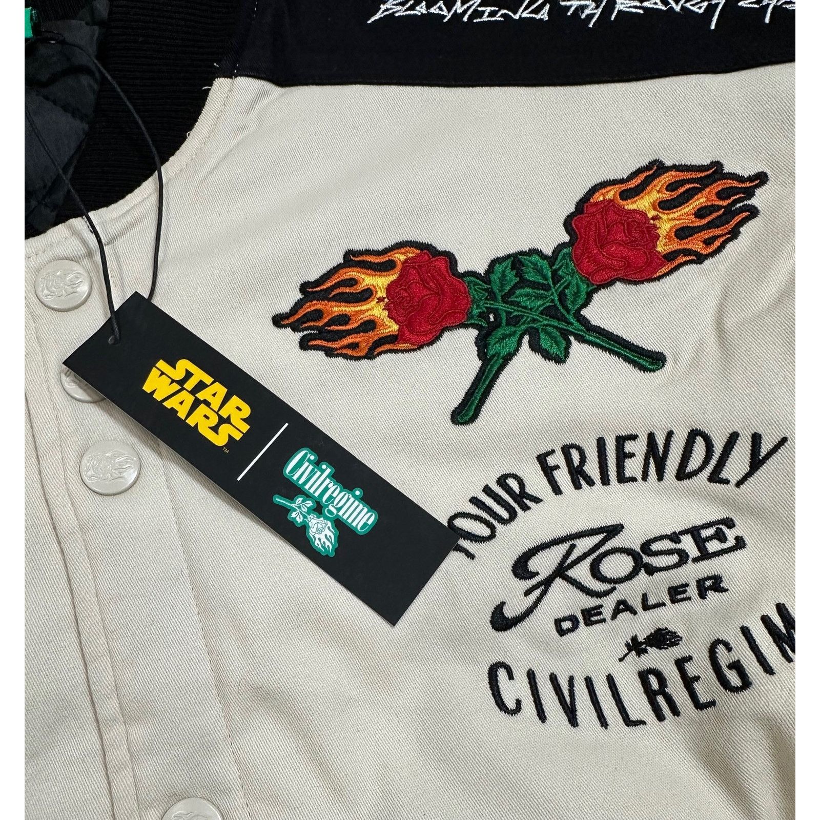 Civil Regime Civil Regime X Star Wars Pod Racing Varsity Bomber Jacket Size US M / EU 48-50 / 2 - 4 Thumbnail