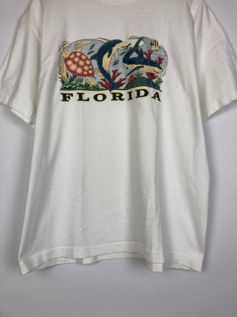 Armani Armani Exchange T-Shirt Florida Tee White size L Size US L / EU 52-54 / 3 - 3 Thumbnail