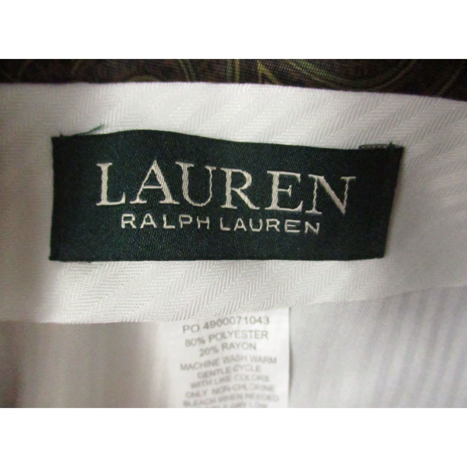 Ralph Lauren Lauren Ralph Lauren Dress Pants 36x30 Beige Polyester Pleated Dress Pants Mens Regular Beige Pants Size US 36 / EU 52 - 7 Thumbnail
