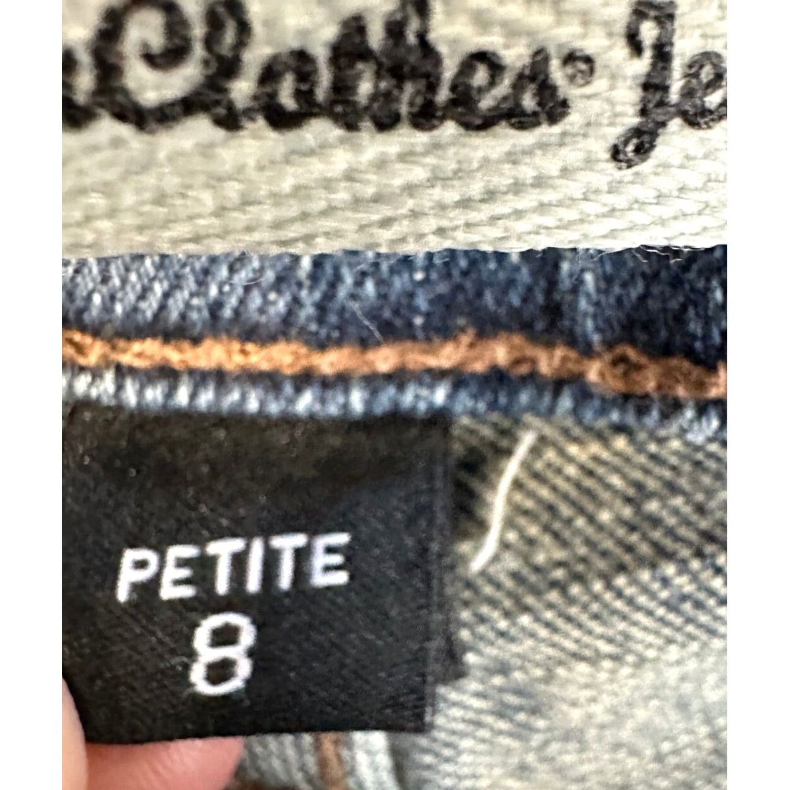 Harley Davidson Harley-Davidson Jeans Women 8 Petite H-D Denim Blue Bootcut Stretch 5 Pocket NEW Jeans Size 30" / US 8 / IT 44 - 5 Thumbnail