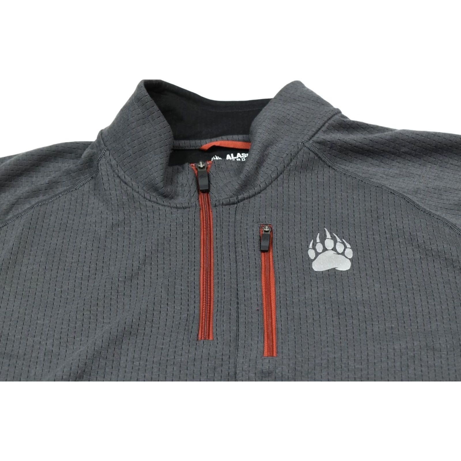 Vintage Alaskan Hardgear Swing Dog 1/4 Zip Pullover Long Sleeve Mock Neck Gray 3XL Mens Stretch Pullover Activewear Size US XXL / EU 58 / 5 - 3 Thumbnail