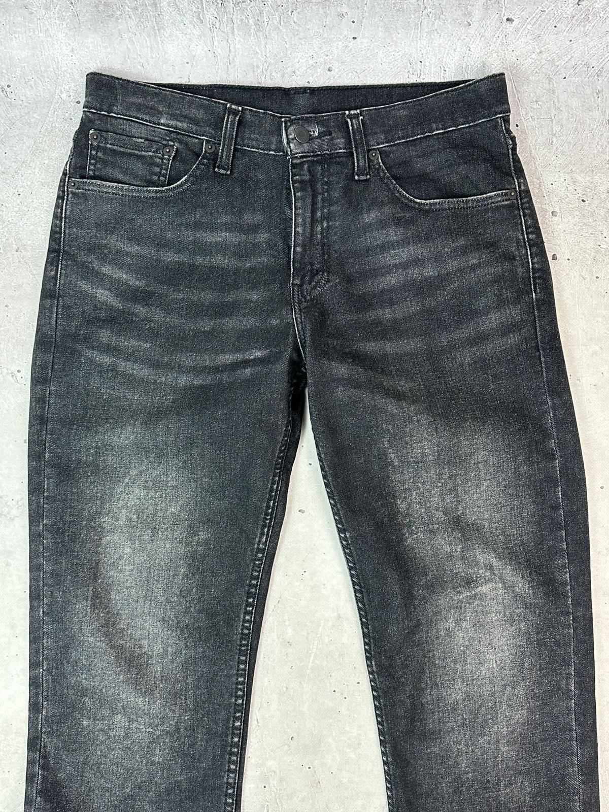 Levi's Levi’s 511 Grey Washed Cotton Straight Men’s Jeans Size US 32 / EU 48 - 4 Thumbnail