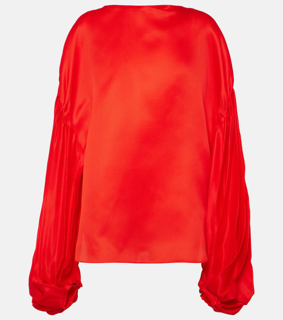 KHAITE o1s22i1n0724 Quico Blouse in Red Size S / US 4 / IT 40 - 1 Thumbnail