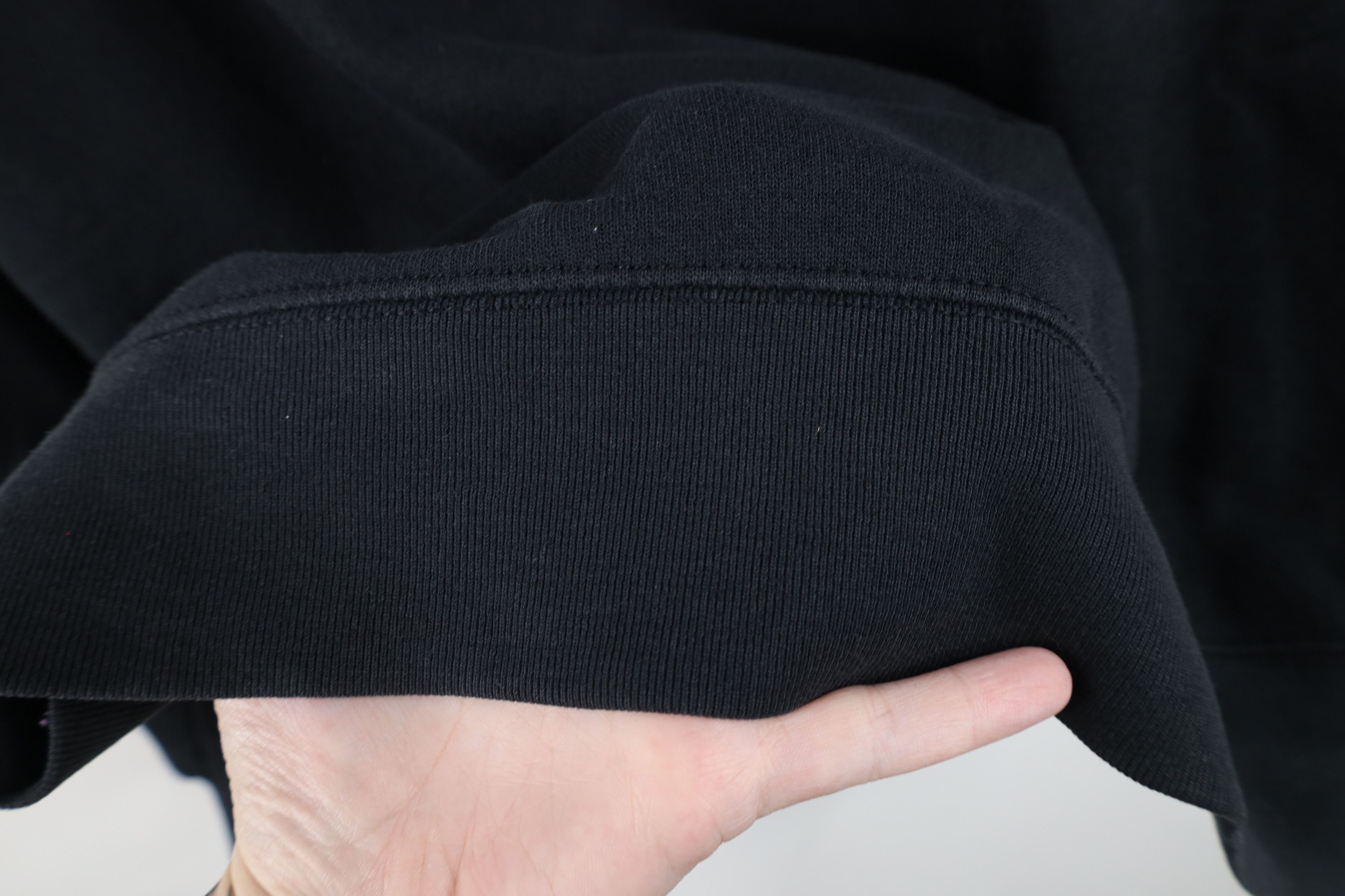 Vintage Vintage 90s Streetwear Blank Crewneck Sweatshirt Black USA Size US XL / EU 56 / 4 - 10 Thumbnail
