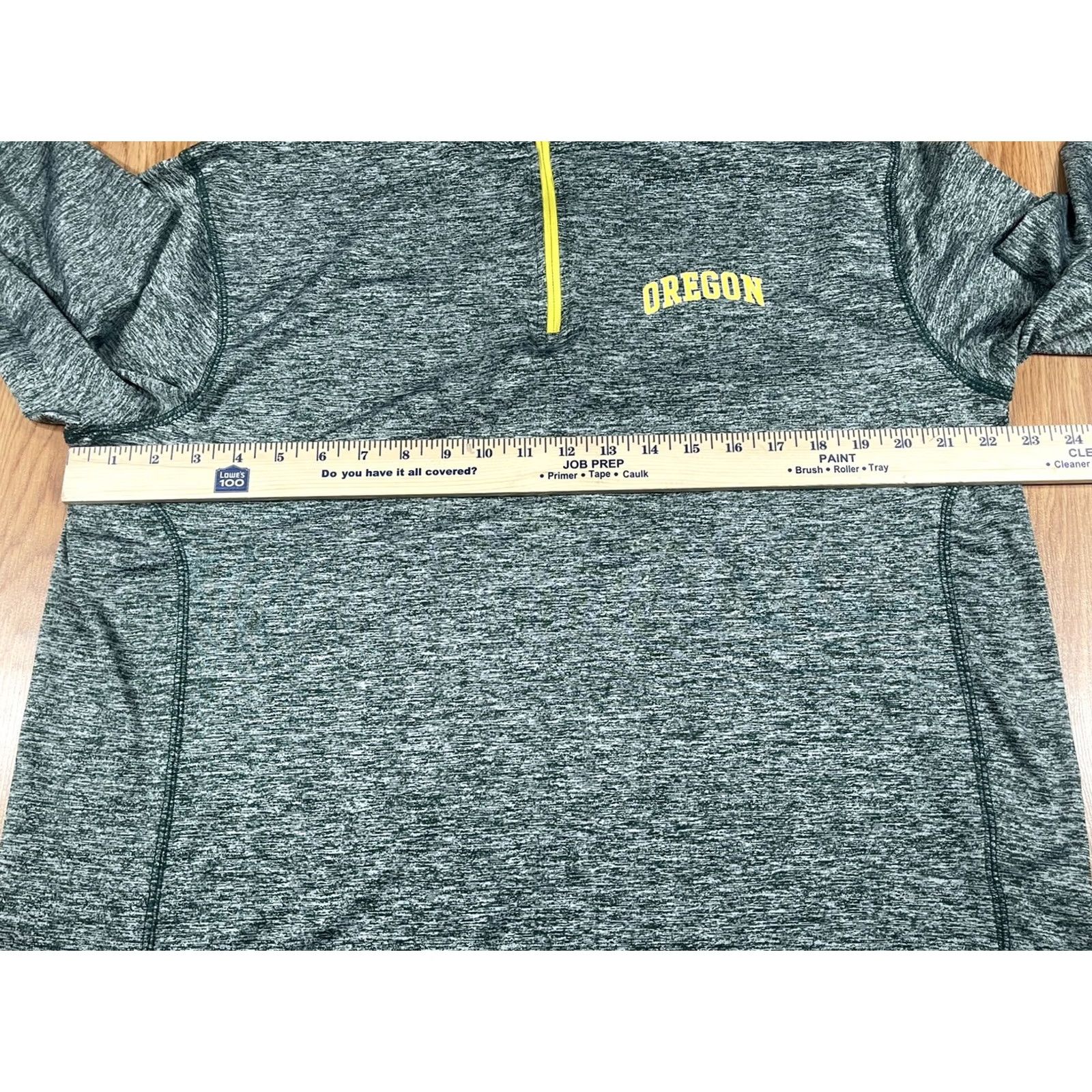 Vintage Colosseum Oregon Duck Pullover Sweater Mens Large L Gray 1/4 Zip Poly-Spandex Size US L / EU 52-54 / 3 - 5 Thumbnail