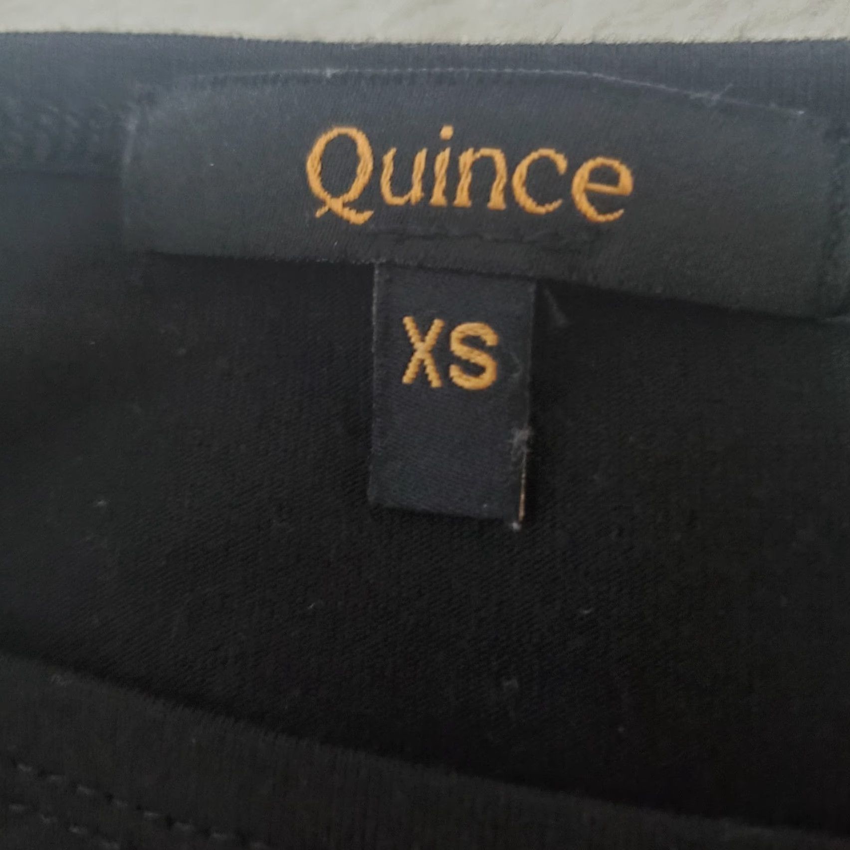 Quince Quince Dress Women XS Black Midi Sleeveless Jersey Lyocell Spandex Pockets Minimalist Fit & Flare Tank Sundress Size XS / US 0-2 / IT 36-38 - 3 Thumbnail