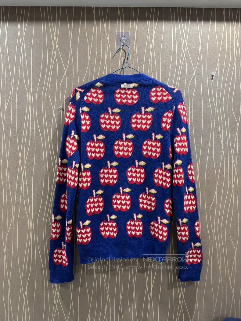 Gucci Gucci Apple wool cardigan coat Size S / US 4 / IT 40 - 2 Thumbnail