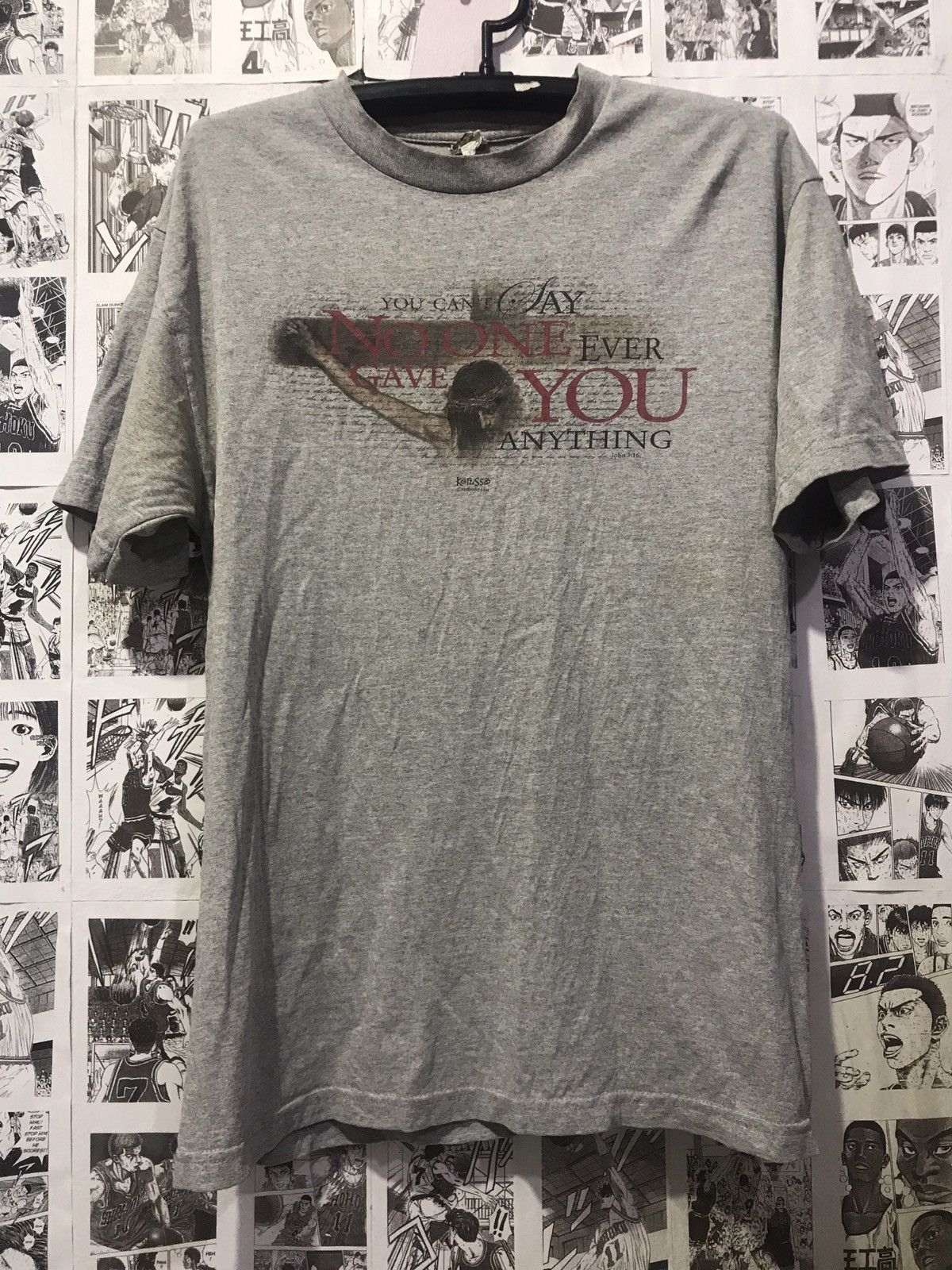 Vintage Vintage Jesus You can Say No One Even Gave You Anything Size US L / EU 52-54 / 3 - 1 Thumbnail