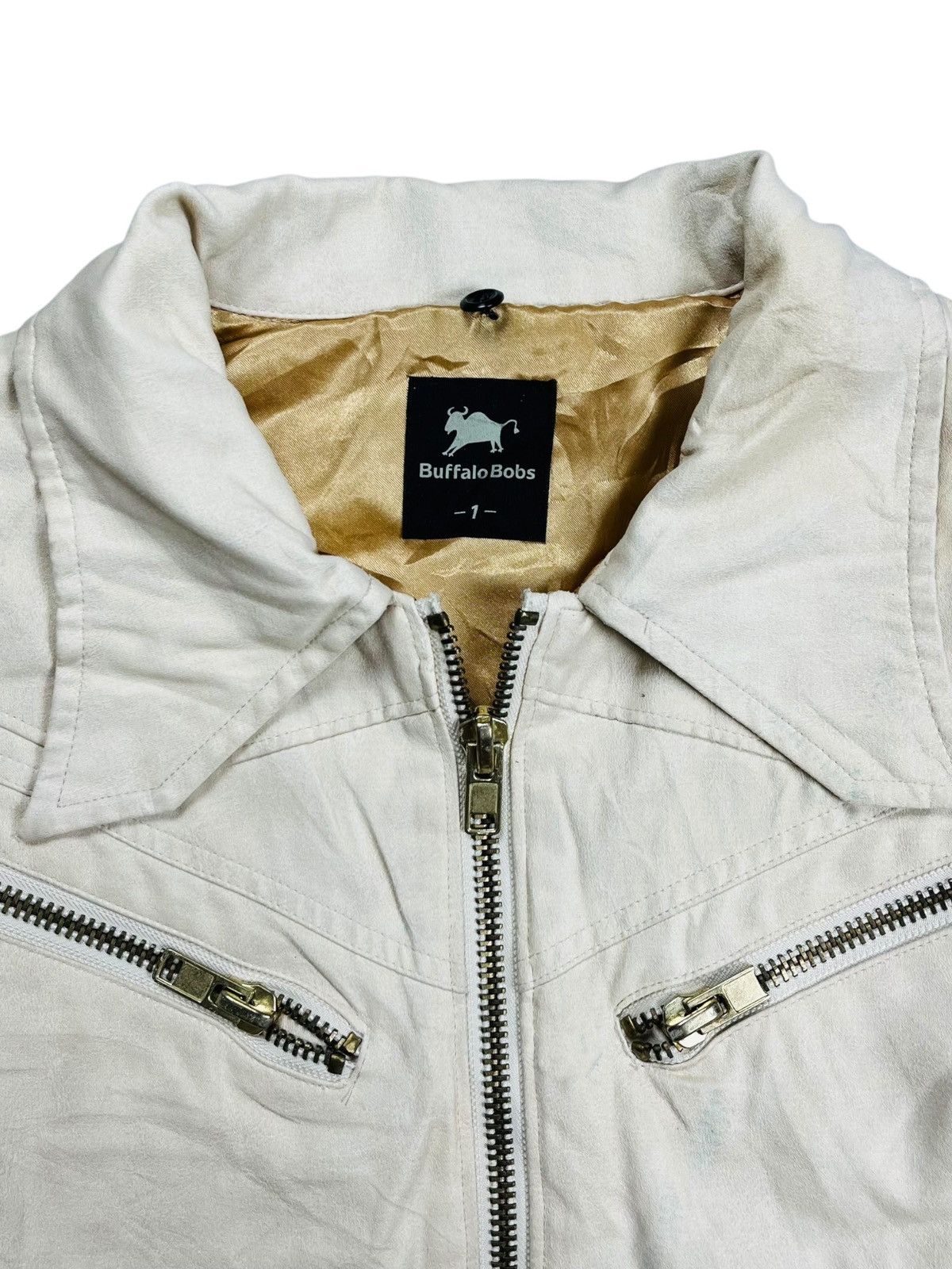 BUFFALO BOBS 2000s Buffalo Bobs - Vkei Style Leather Suede Jacket Size US M / EU 48-50 / 2 - 10 Thumbnail
