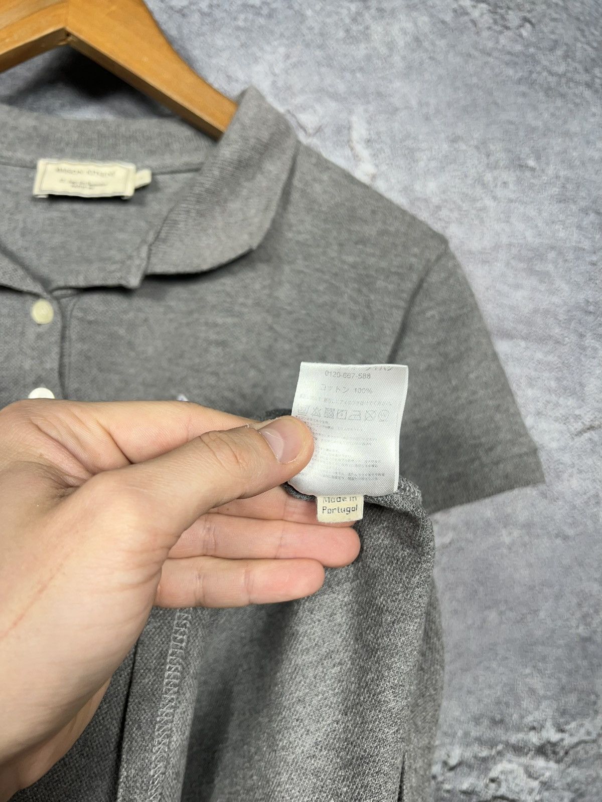 Maison Kitsune Maison Kitsune Classic Gray Polo Size S Size S / US 4 / IT 40 - 8 Thumbnail