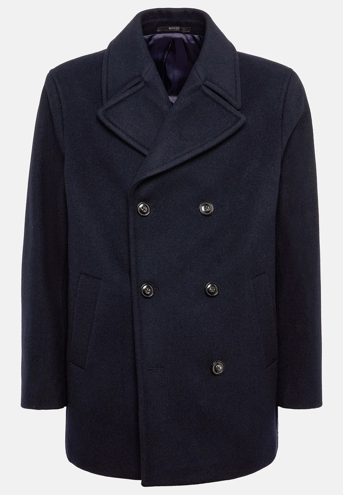 Boggi Peacoat in Wool - Amsterdam Size US L / EU 52-54 / 3 - 1 Thumbnail