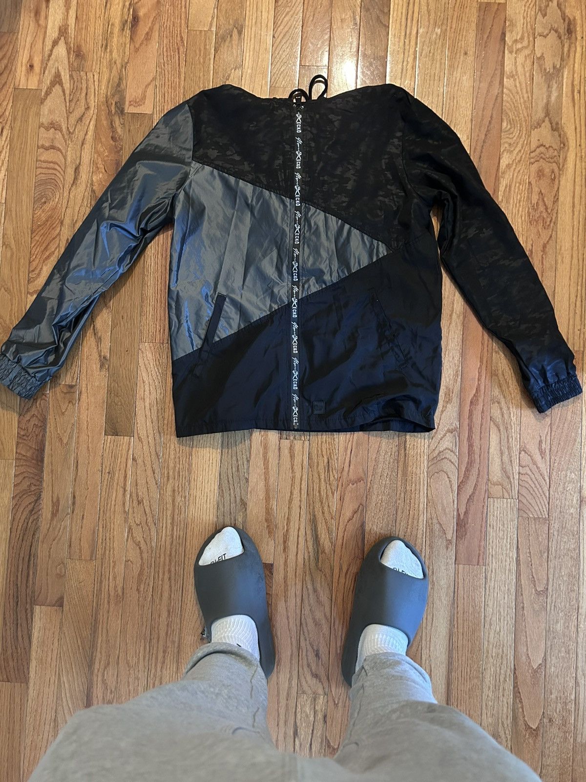Unowned Rain Jacket Calm silver/Black Combo Size US M / EU 48-50 / 2 - 1 Thumbnail