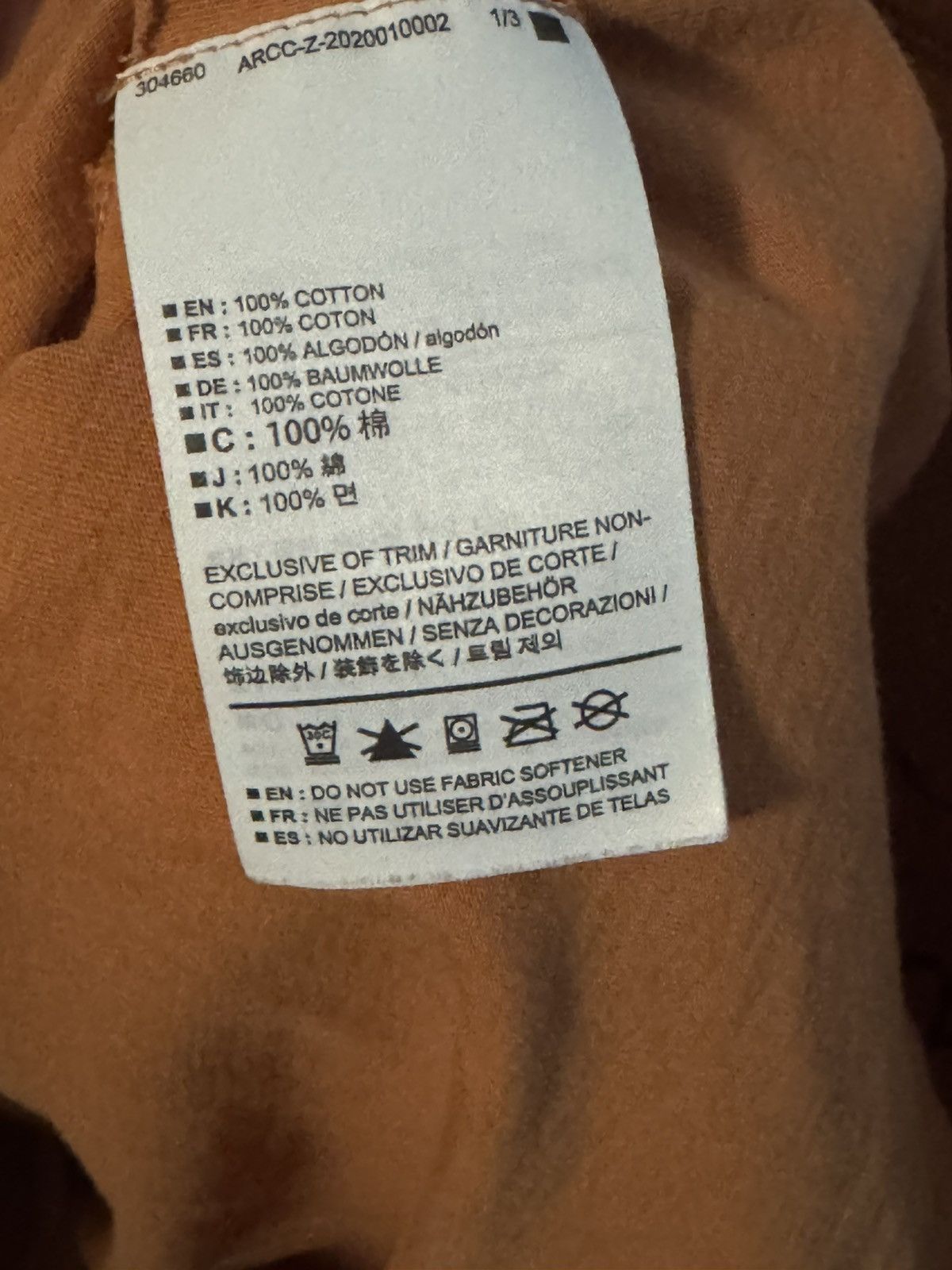 Arc'teryx Arc’Word Logo Spell Out Cotton Tee Size US M / EU 48-50 / 2 - 5 Thumbnail