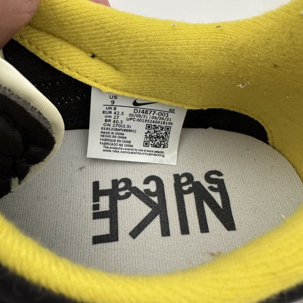 Nike × Sacai × Undercover Nike x Sacai x Undercover LDWaffle “Bright Citron” Size US 9 / EU 42 - 5 Thumbnail