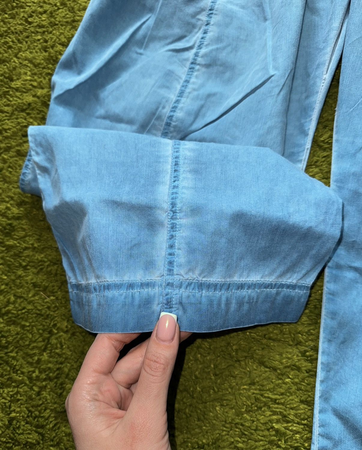 Hysteric Glamour × Rundholz Rundholz avant Garde washed blue culottes pants Size 32" / US 10 / IT 46 - 3 Thumbnail