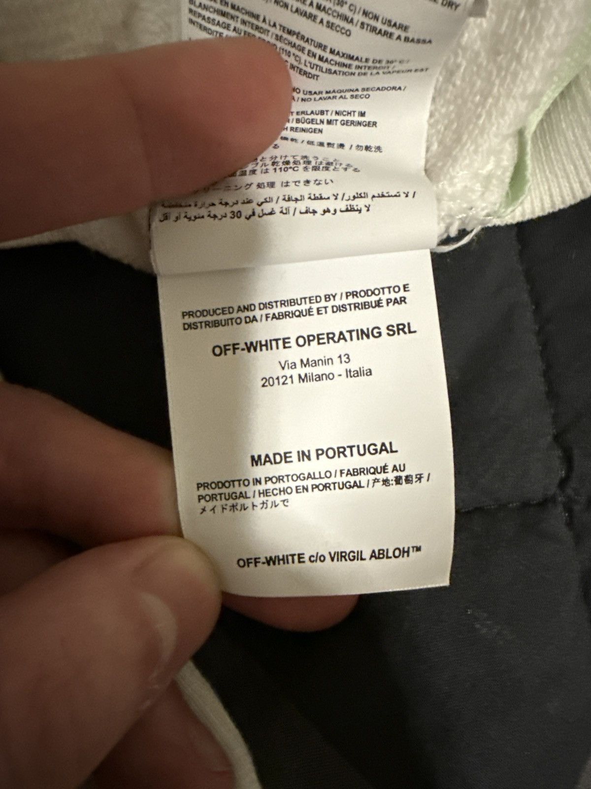Off-White Off-white crewneck cotton crewneck Size US L / EU 52-54 / 3 - 5 Thumbnail