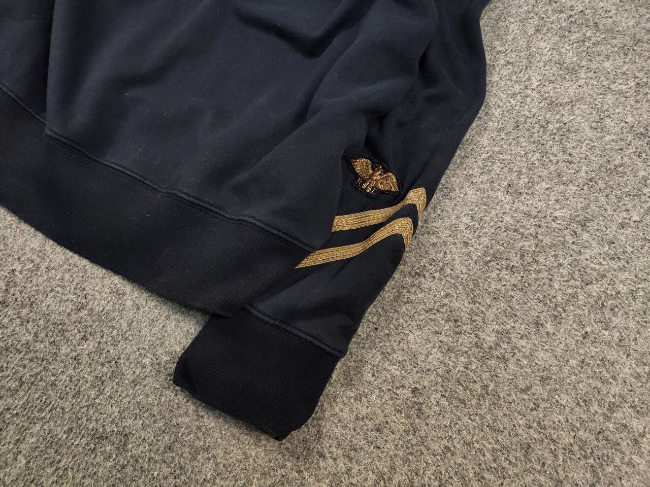 Polo Ralph Lauren Polo Ralph Lauren nau Blue Logo Crew Check Sweatshirt Size US M / EU 48-50 / 2 - 5 Thumbnail
