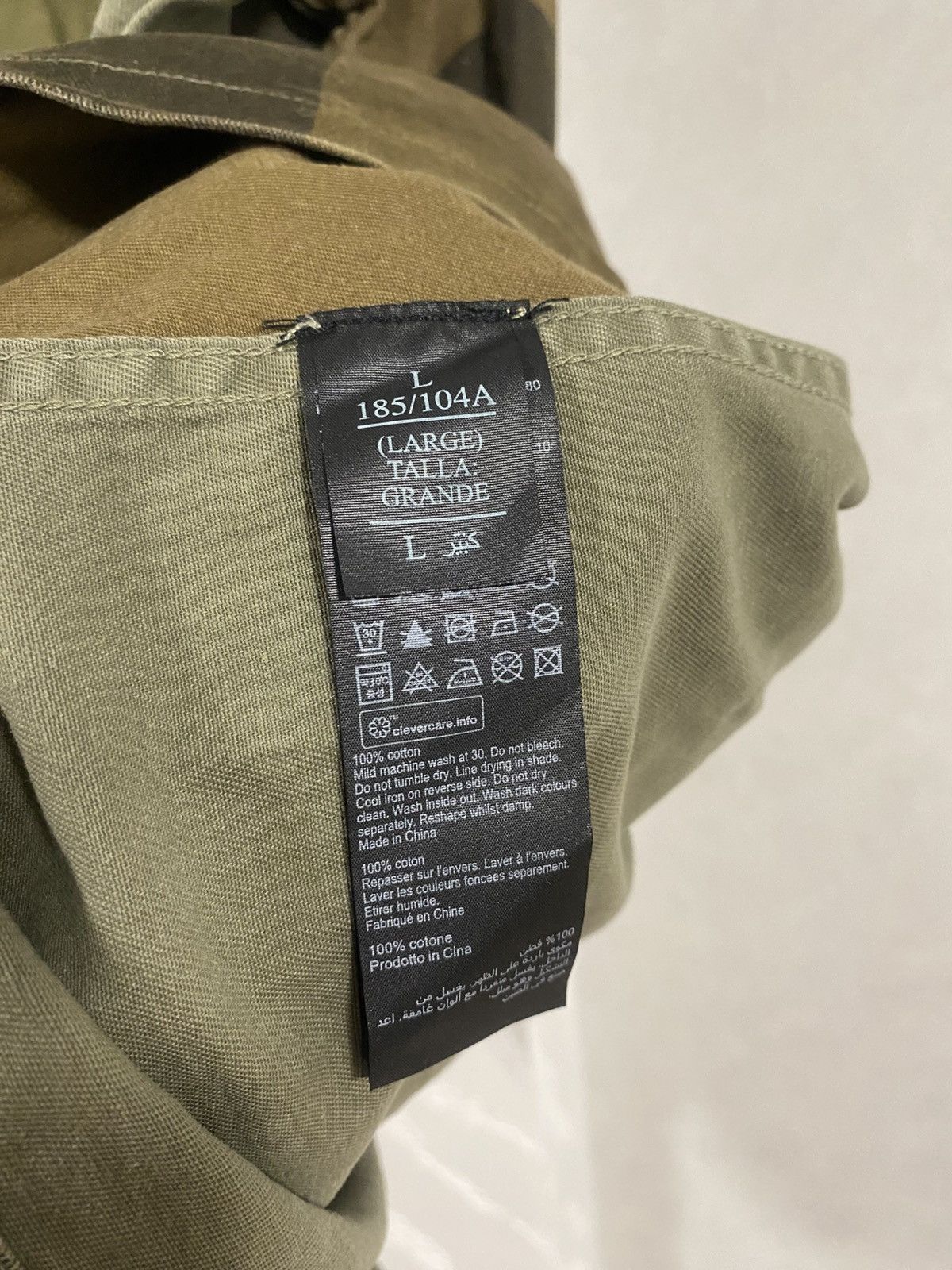 Allsaints AllSaints Military Overshirt Camo M-90 Style Shirt Size: L Size US L / EU 52-54 / 3 - 5 Thumbnail