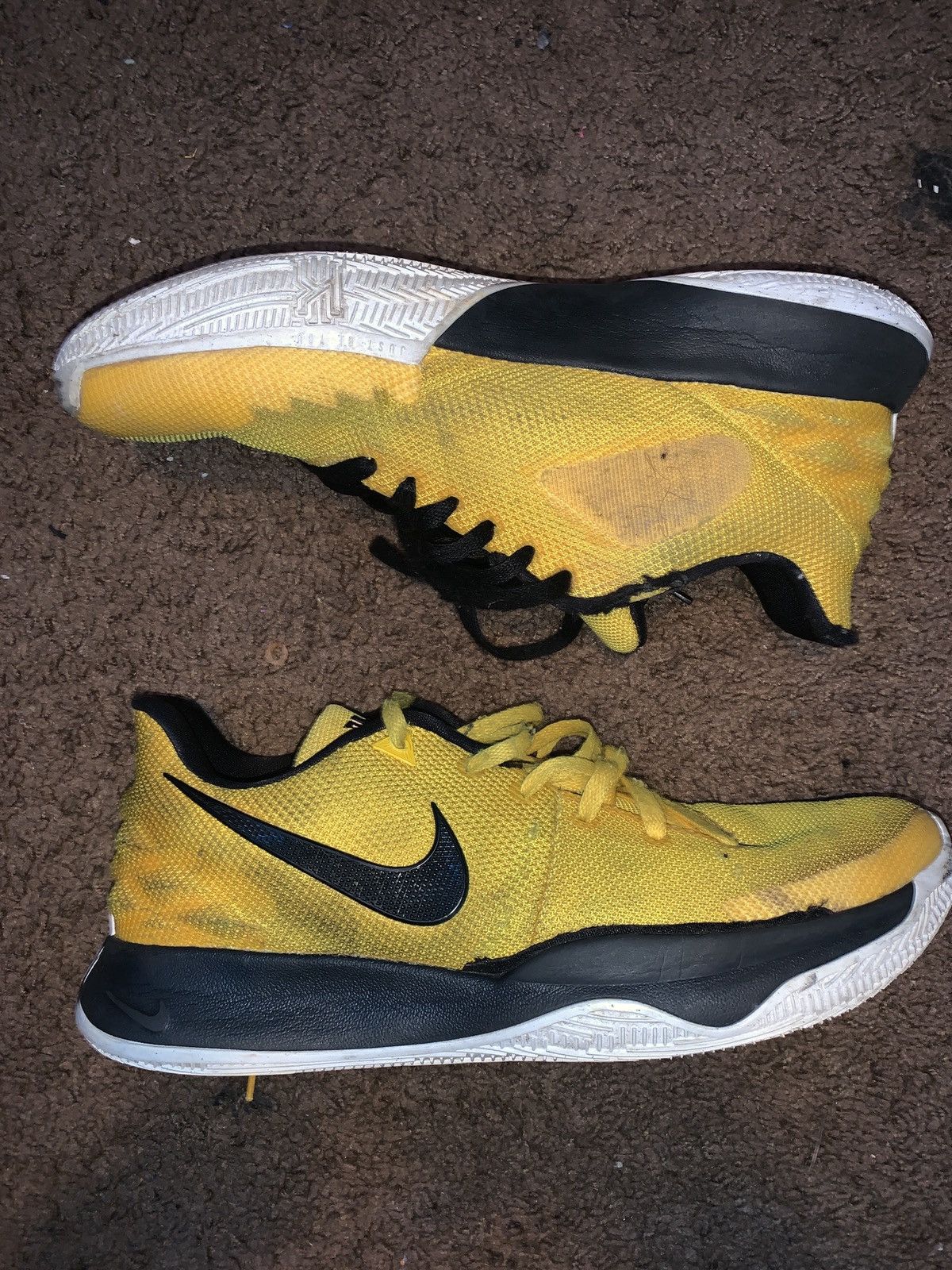 Nike Kyrie Low 1 Amarillo Size US 10.5 / EU 43-44 - 5 Thumbnail