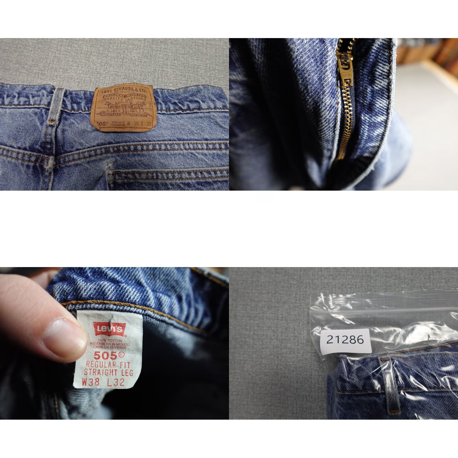 Levi's VINTAGE Levi's 505 Jeans Mens 36x32 Blue Regular Fit Western Cowboy Rancher Levi's 505 Jeans Mens 36x32 Blue Regular Fit Size US 36 / EU 52 - 9 Thumbnail