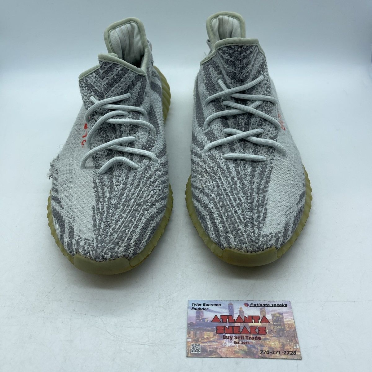 Adidas Yeezy boost 350 blue tint Size US 14 / EU 47 - 2 Thumbnail