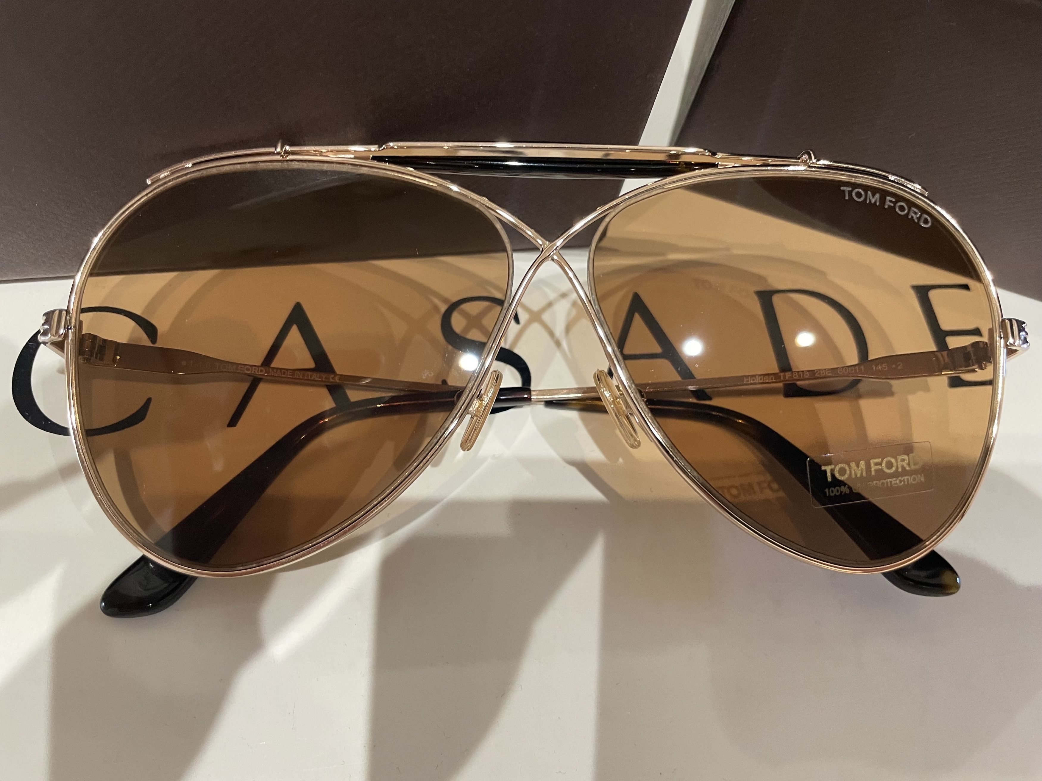 Tom Ford Sunglasses Tom Ford Holden FT0818 (28E) Size ONE SIZE - 1 Thumbnail