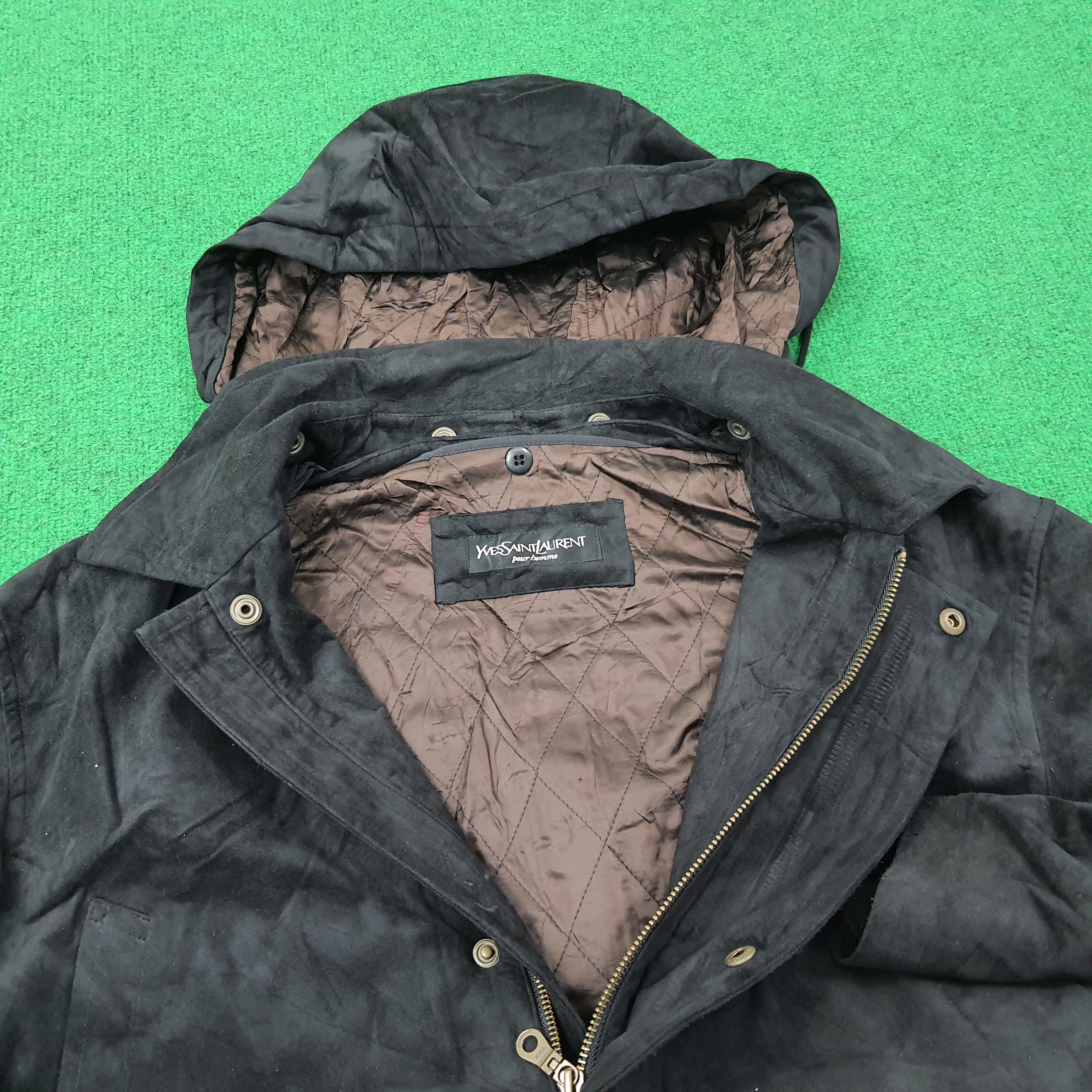 Yves Saint Laurent Vintage Yves Saint Laurent YSL Jacket with Hoodie C250N18 Size US L / EU 52-54 / 3 - 4 Thumbnail